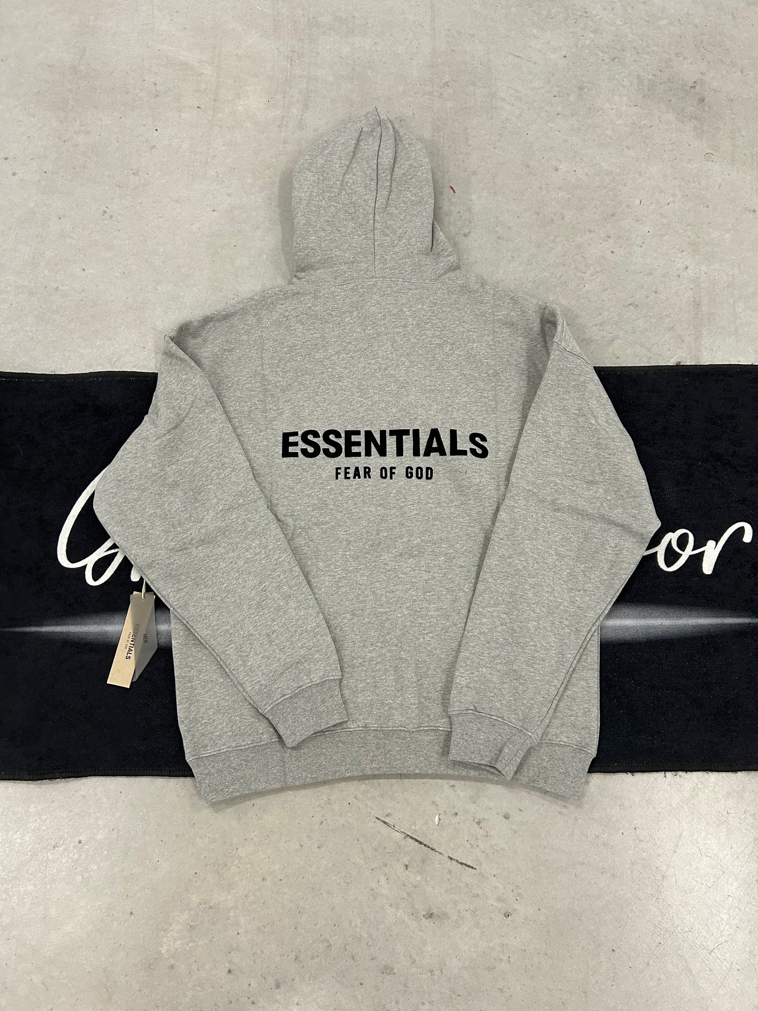 Essentials "dark oatmeal" hoodie