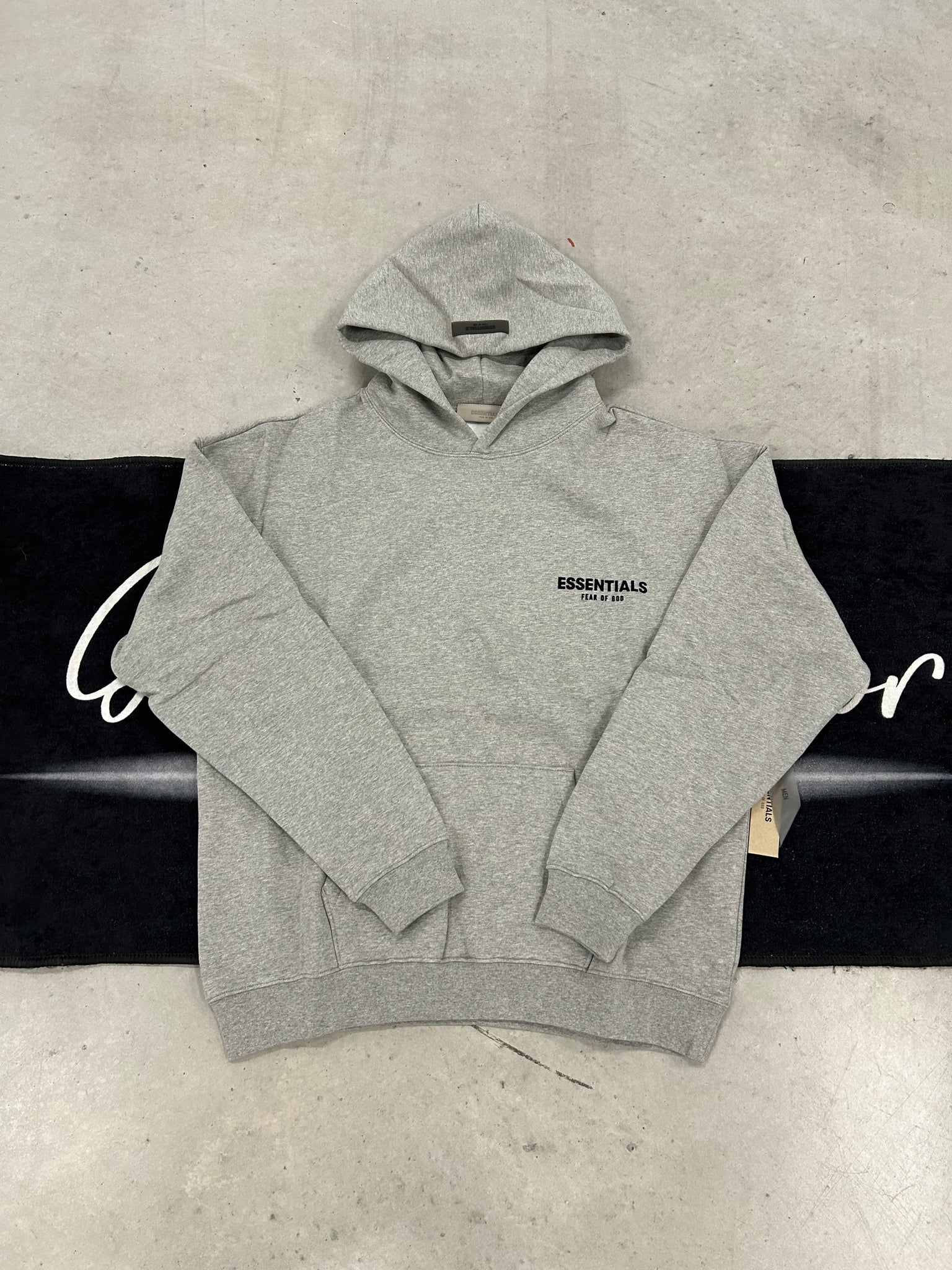 Essentials "dark oatmeal" hoodie