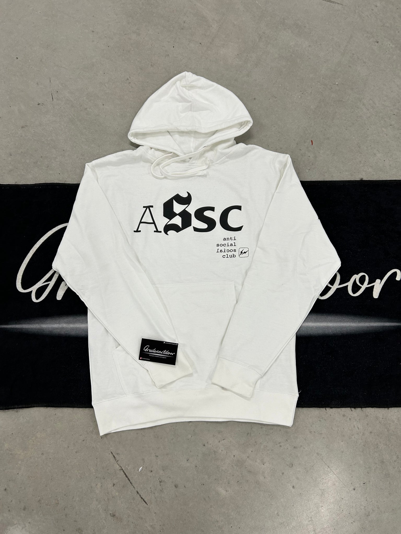 ASSC "white fragment" hoodie