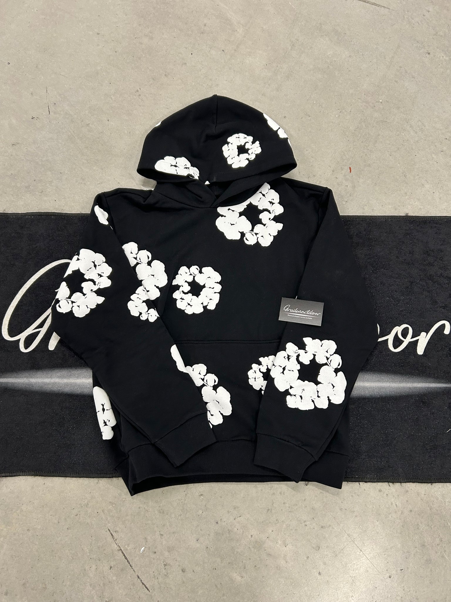 Denim tears "black" hoodie