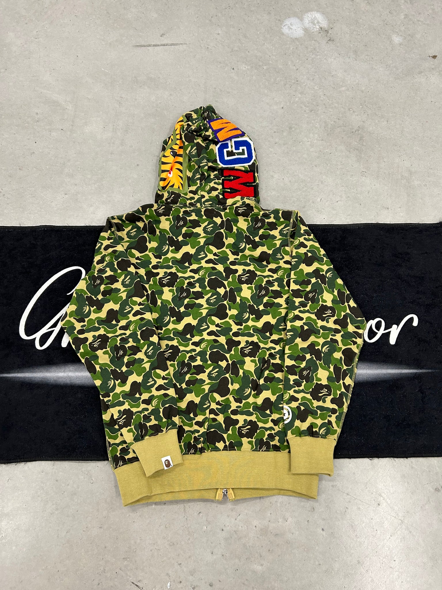 Bape "green camo" hoodie