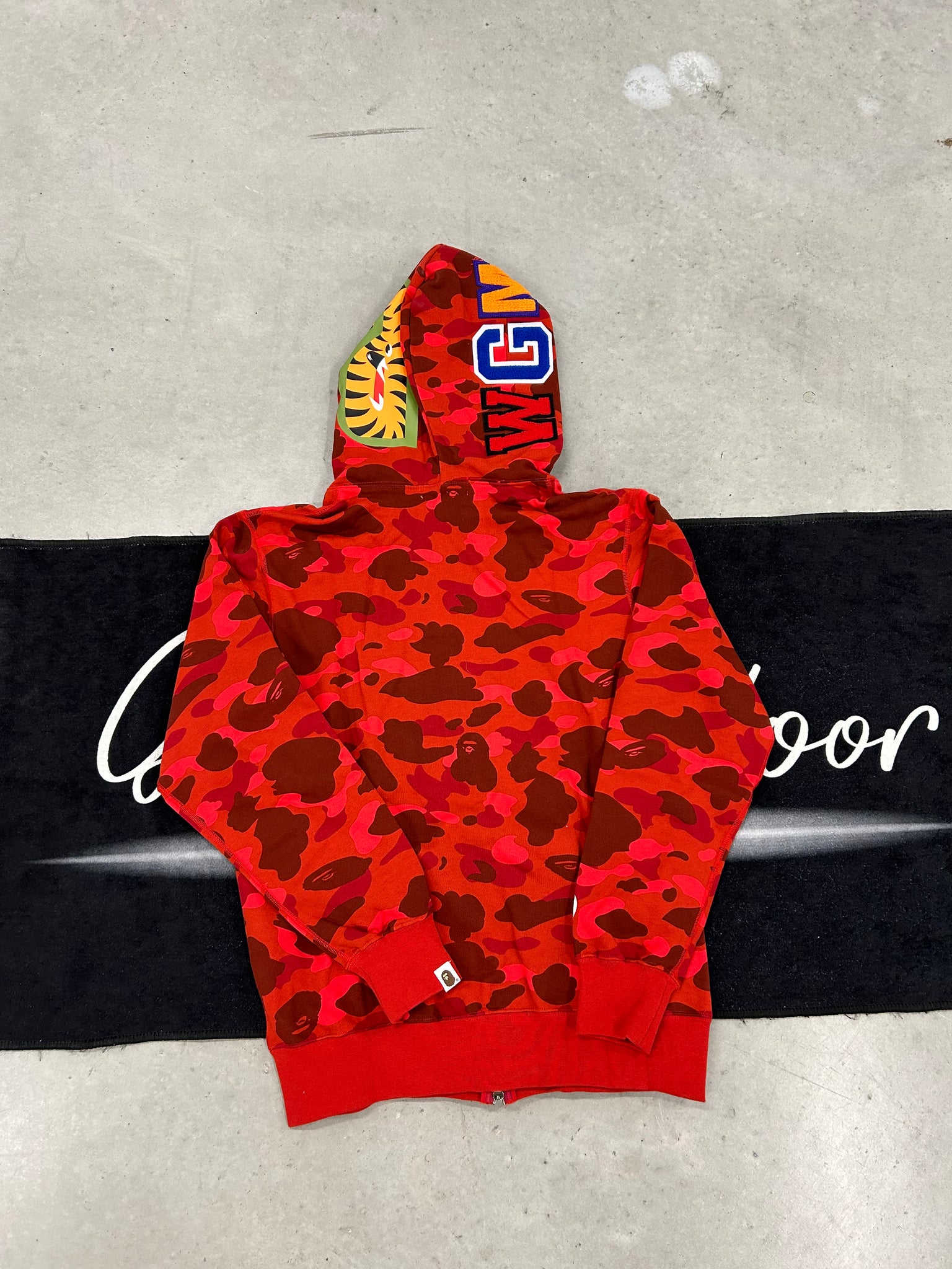 Bape "red camo" hoodie