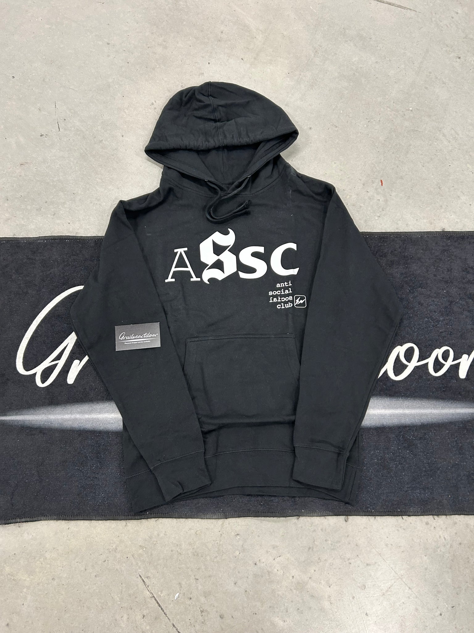 ASSC "black fragment" hoodie