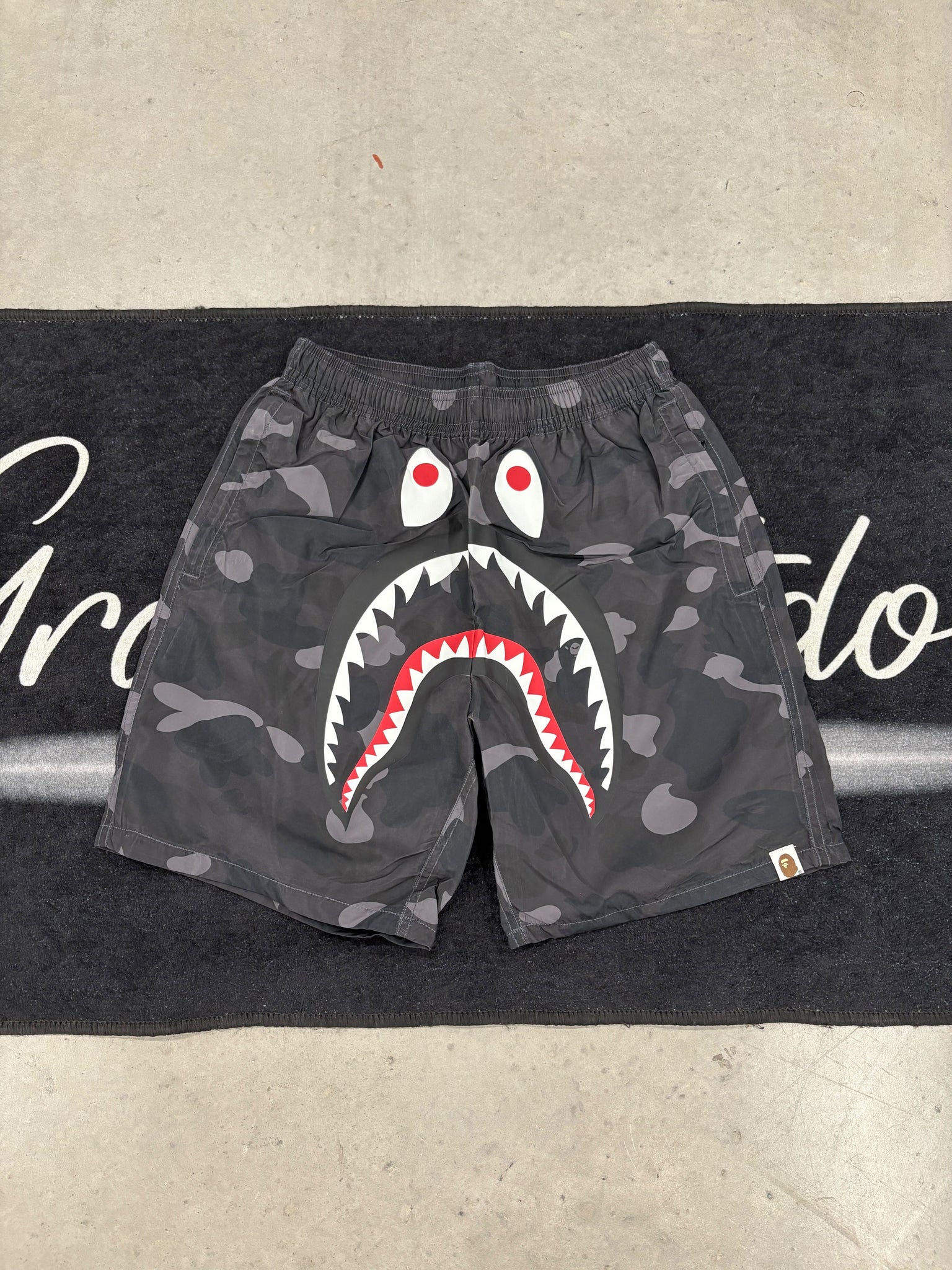 Bape "Black Nylon" shorts