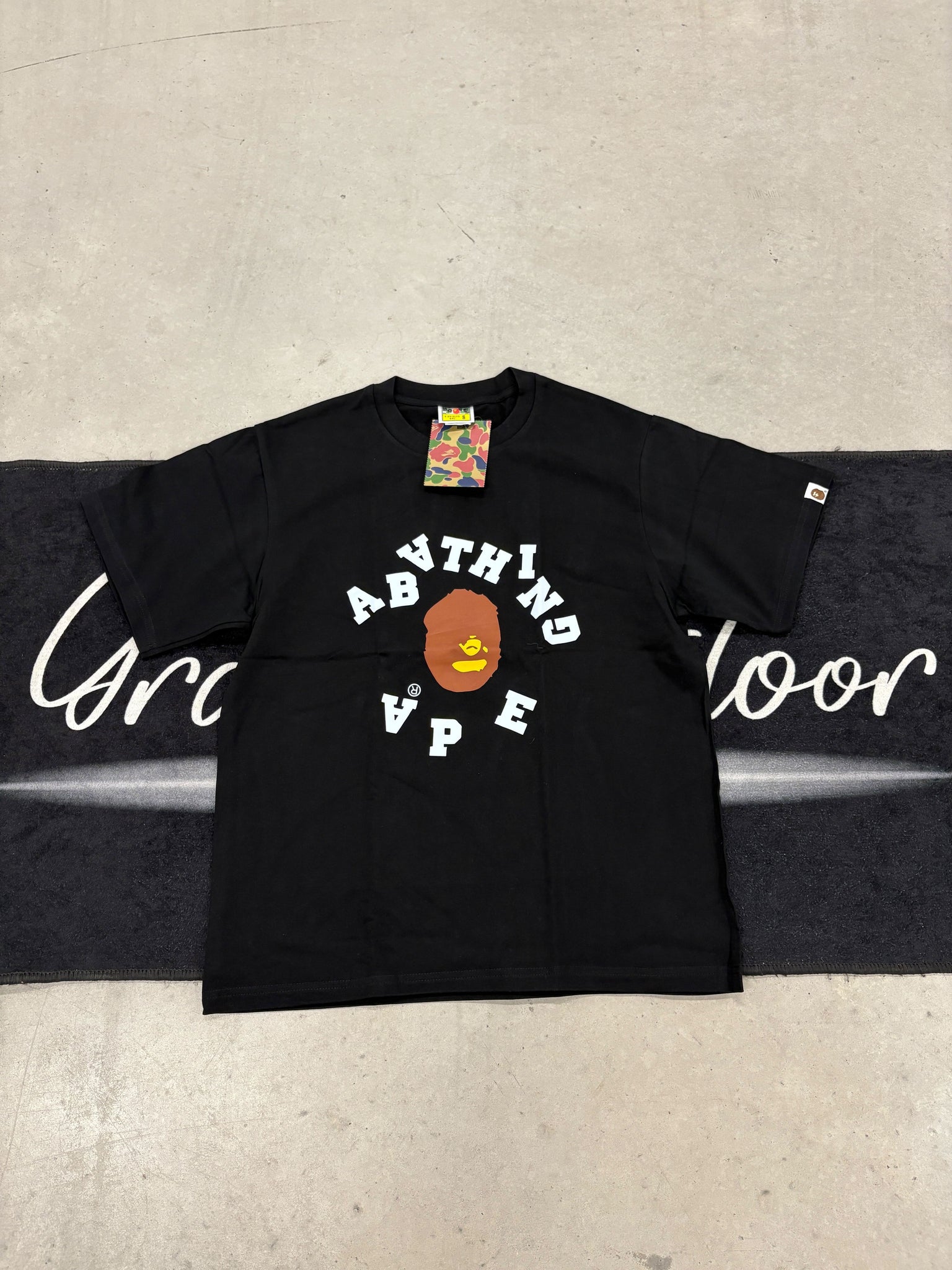 Bape 'black scramble" shirt