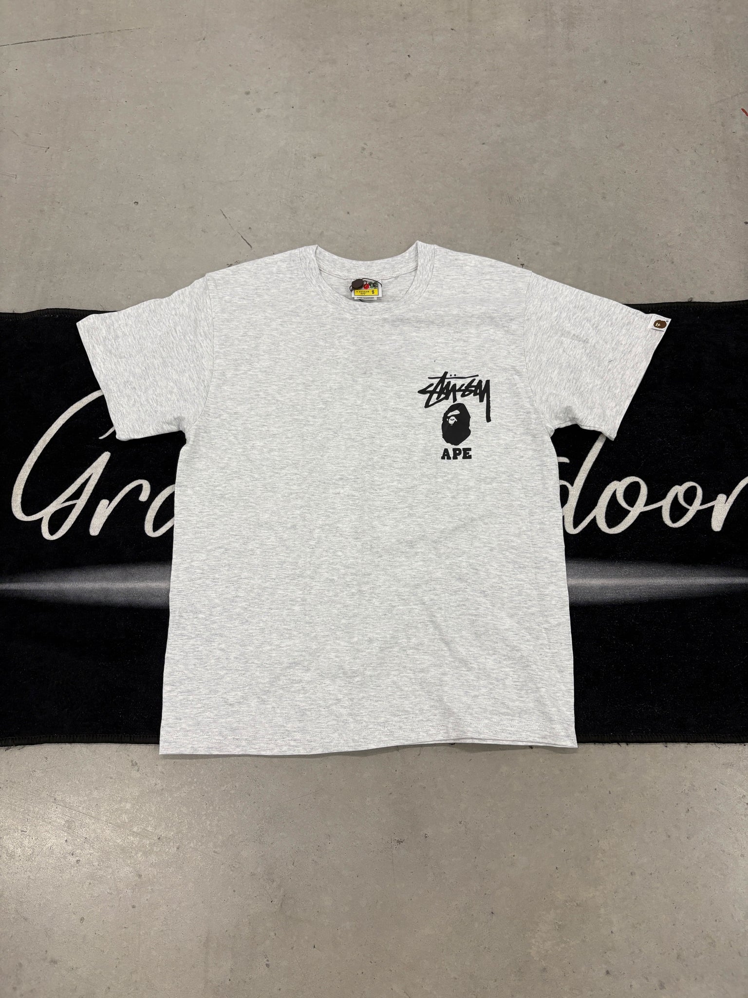 Bape “black stussy” shirt