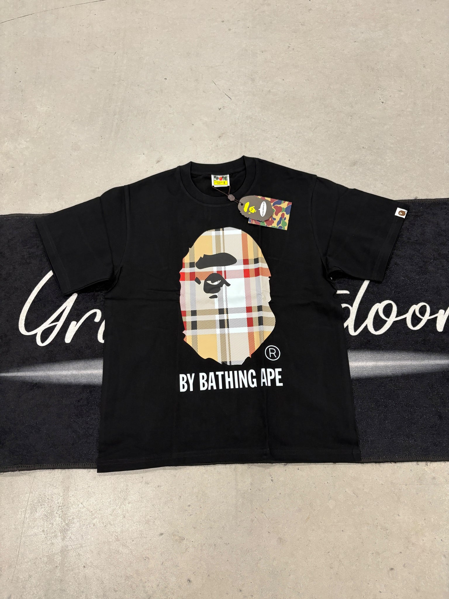 Bape "By Bathing Ape Burberry V2 Black" shirt