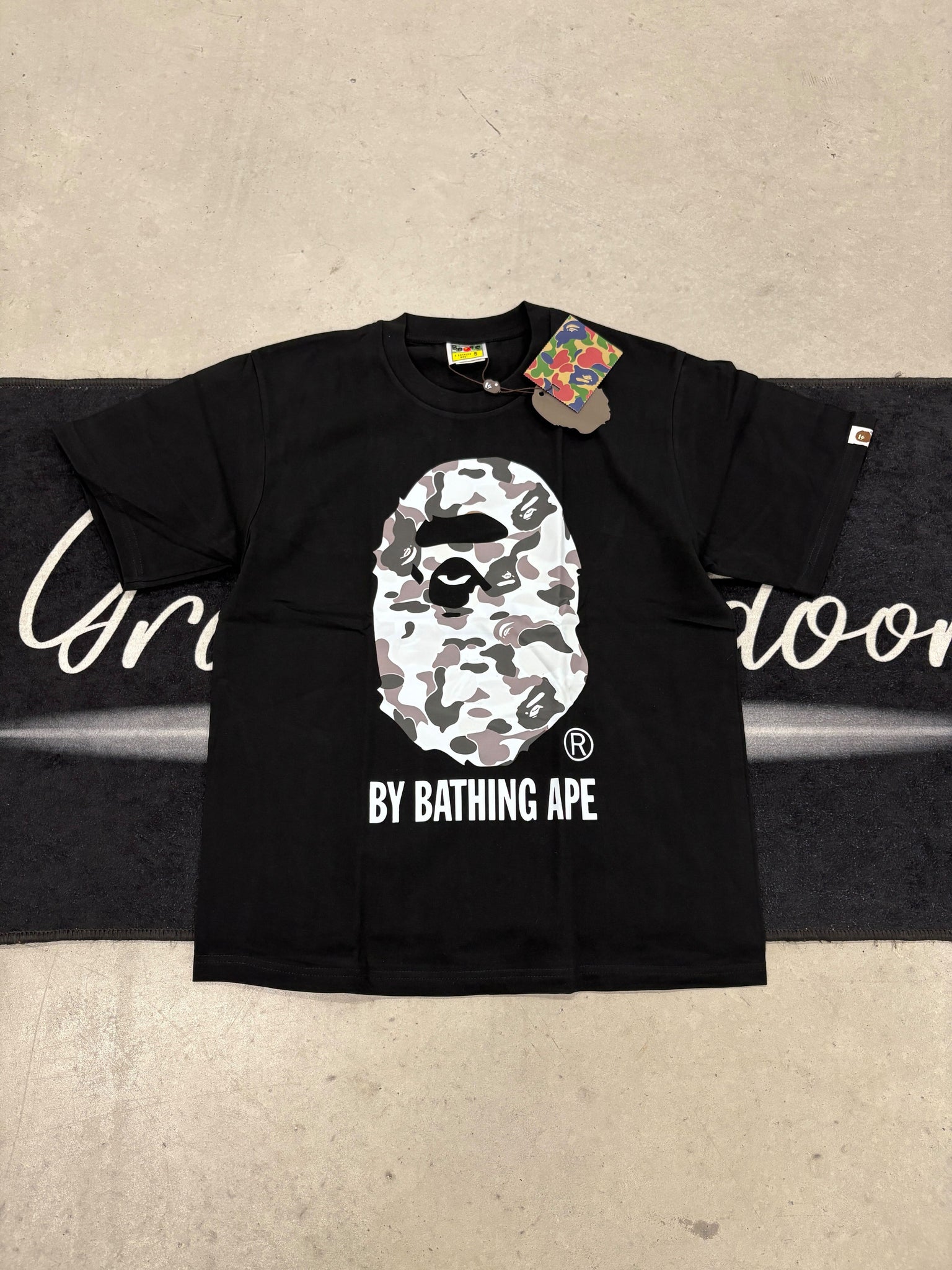 Bape "Grey Camo Black" shirt