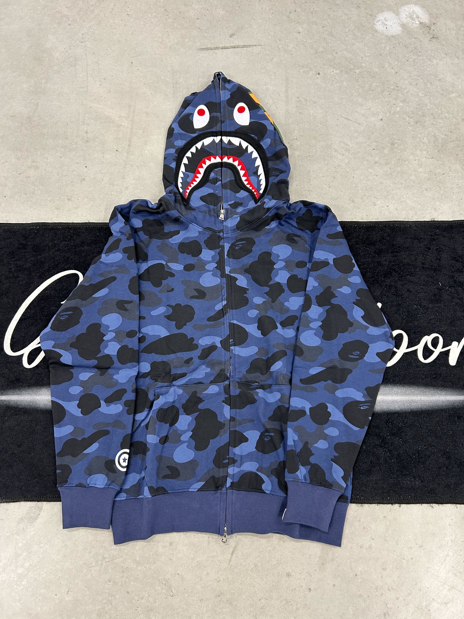 Bape "navy blue" hoodie