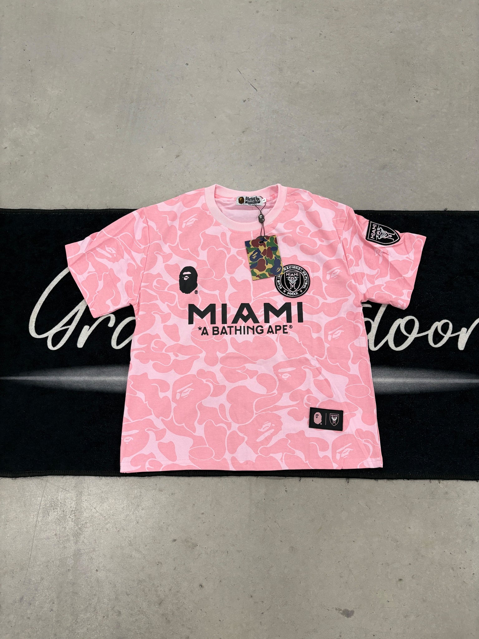 Bape "Miami Pink" jersey