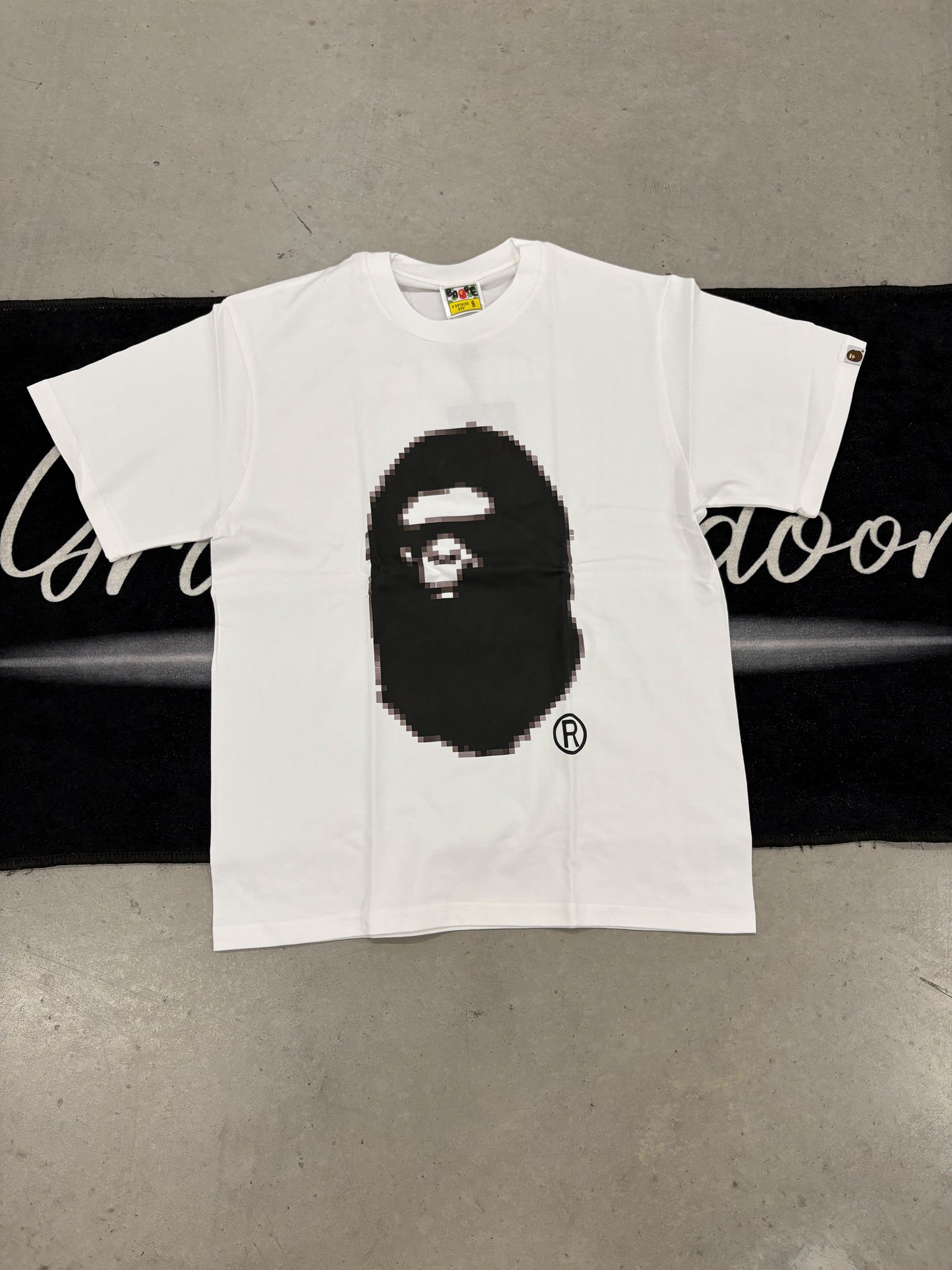 Bape “white black” shirt