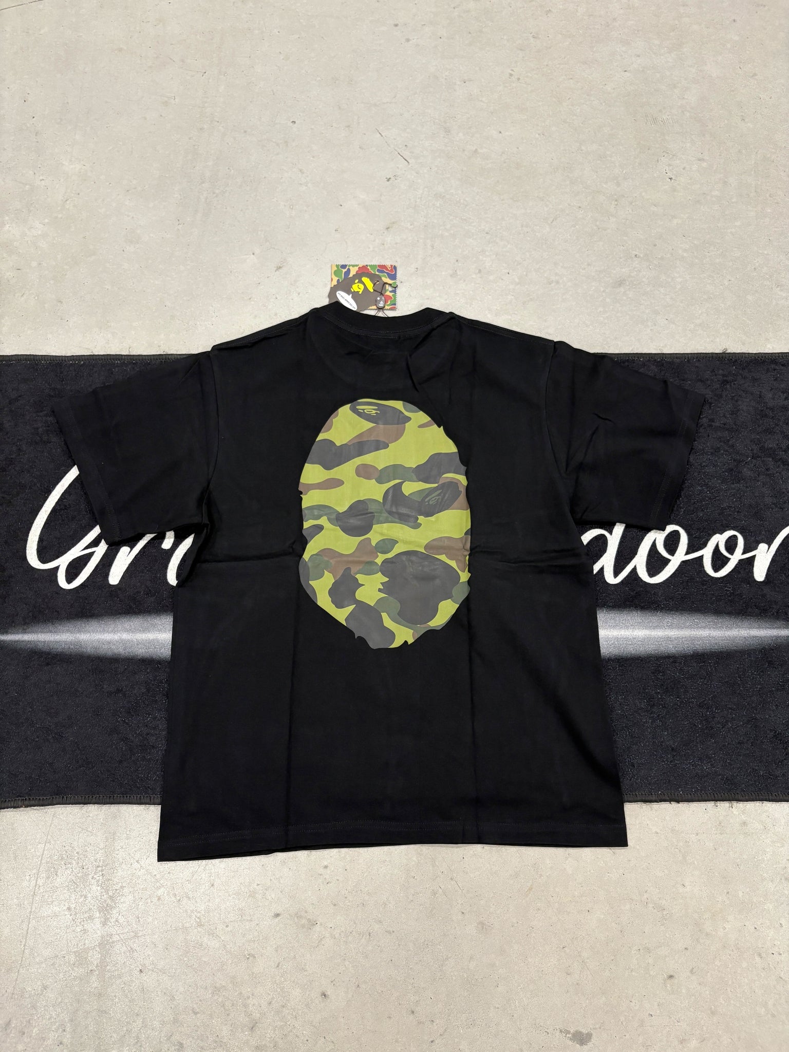 Bape "Green Camo Black" shirt