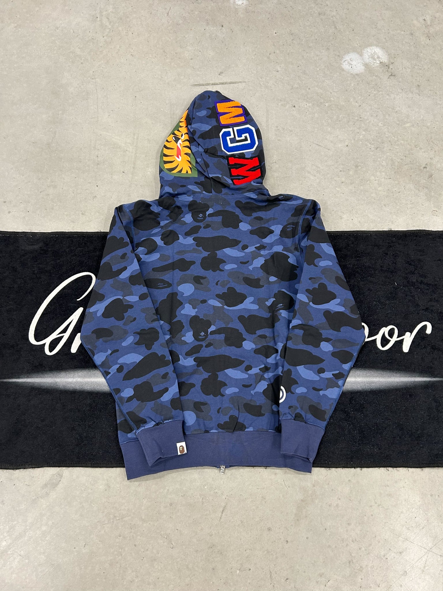 Bape "navy blue" hoodie