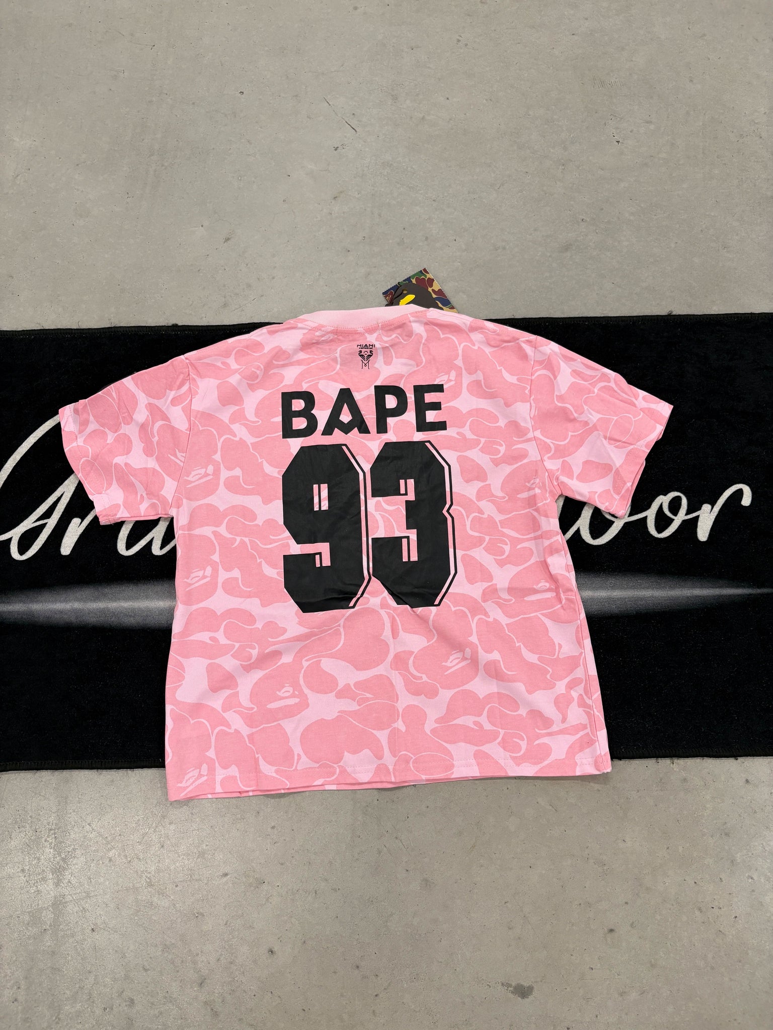 Bape "Miami Pink" jersey