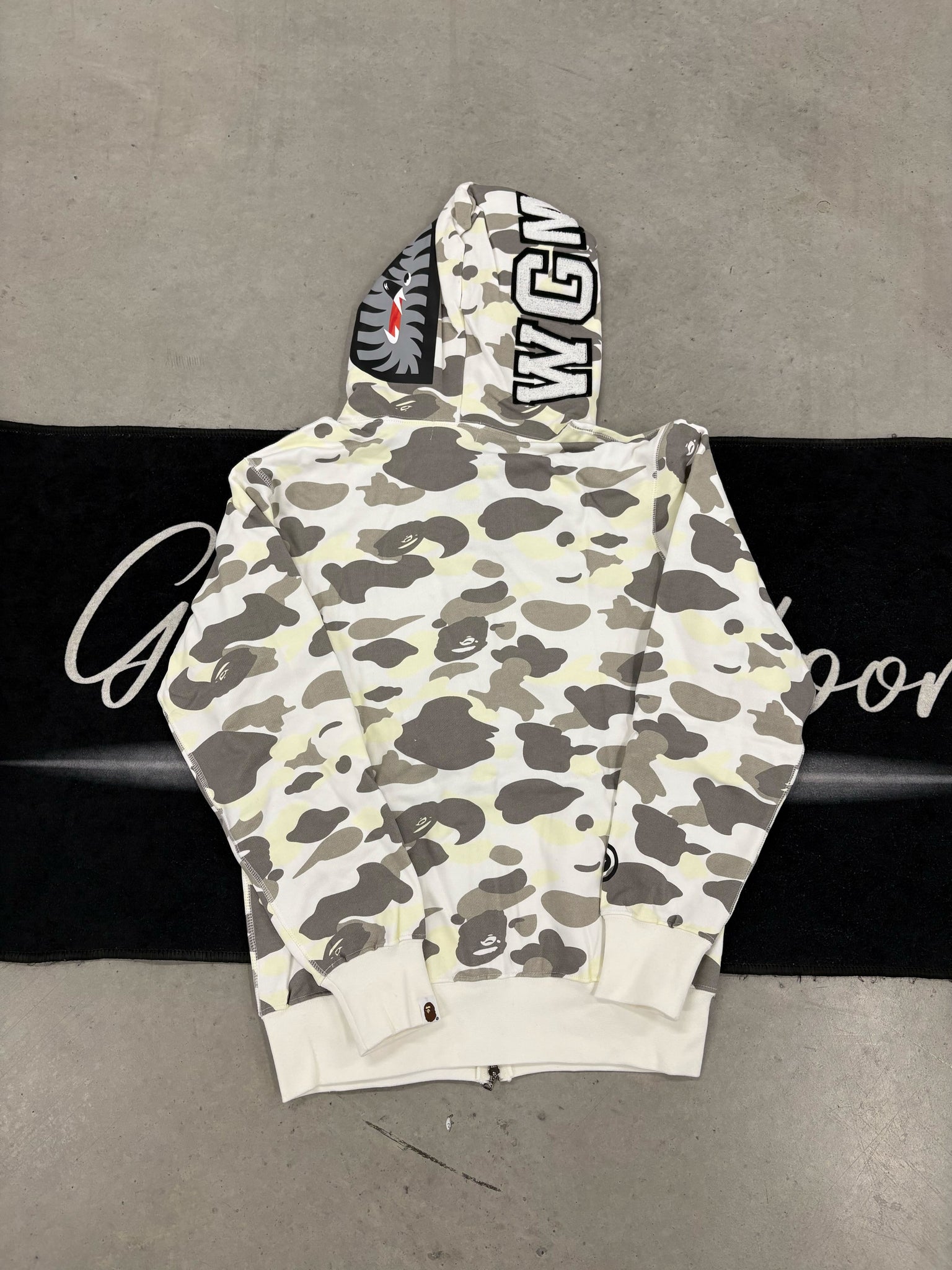 Bape "Space White" hoodie