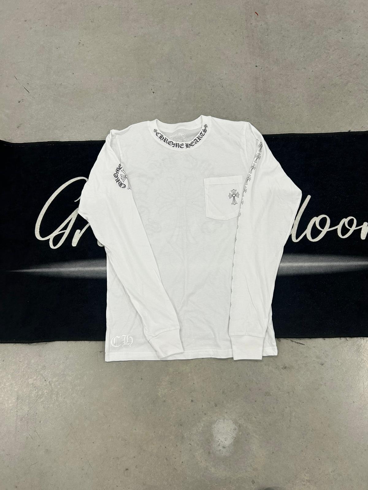 Chrome Hearts "cross white" longsleeve