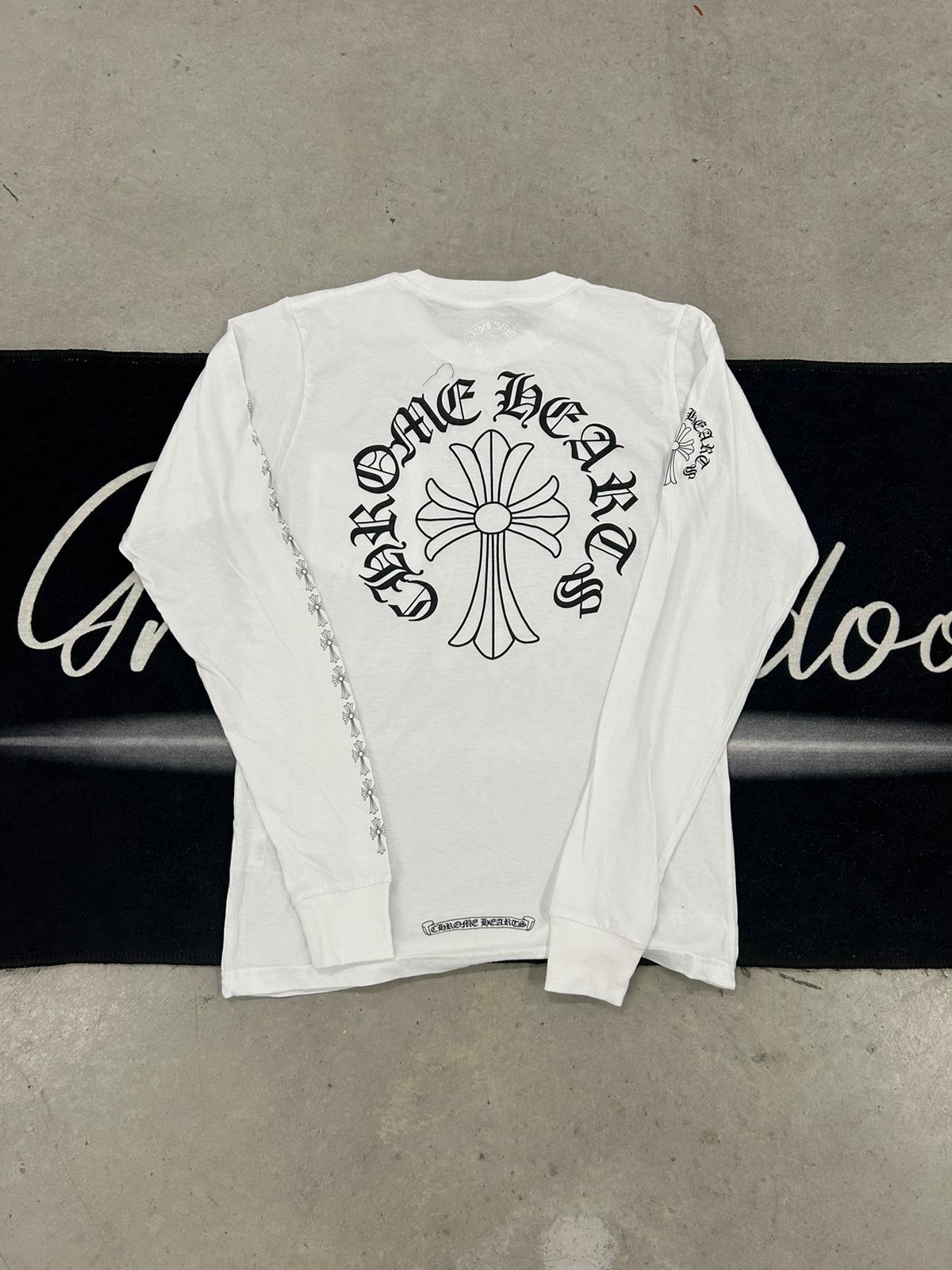 Chrome Hearts "cross white" longsleeve