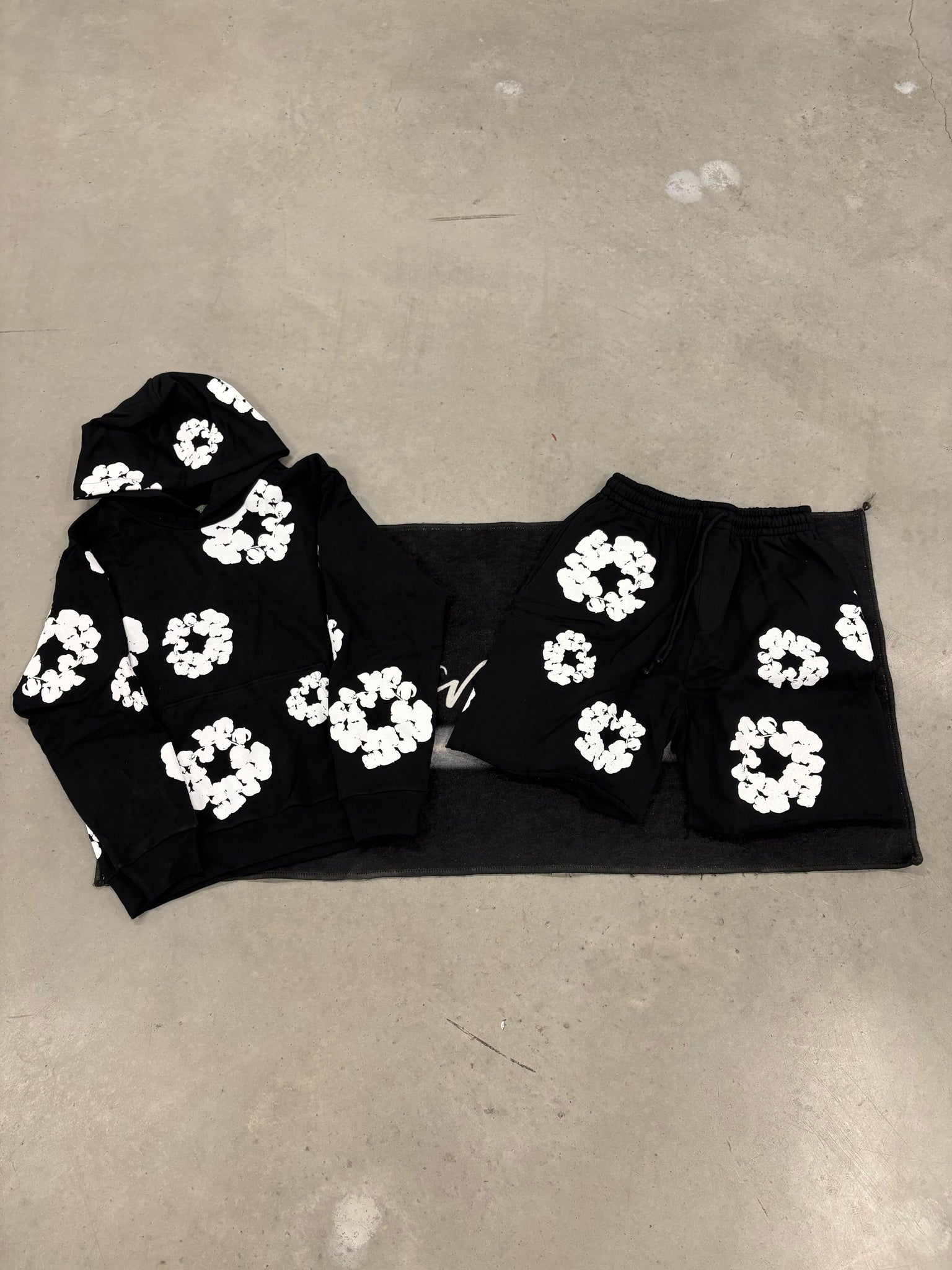 Denim Tears Black Summer Set