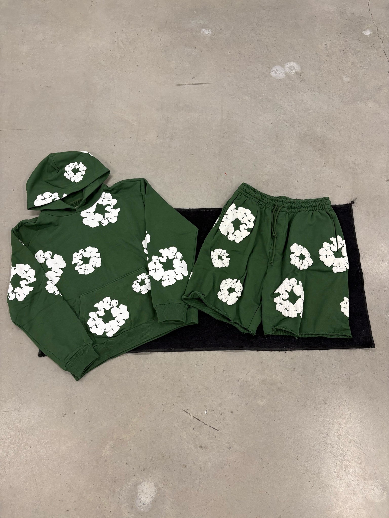 Denim Tears Green Summer Set