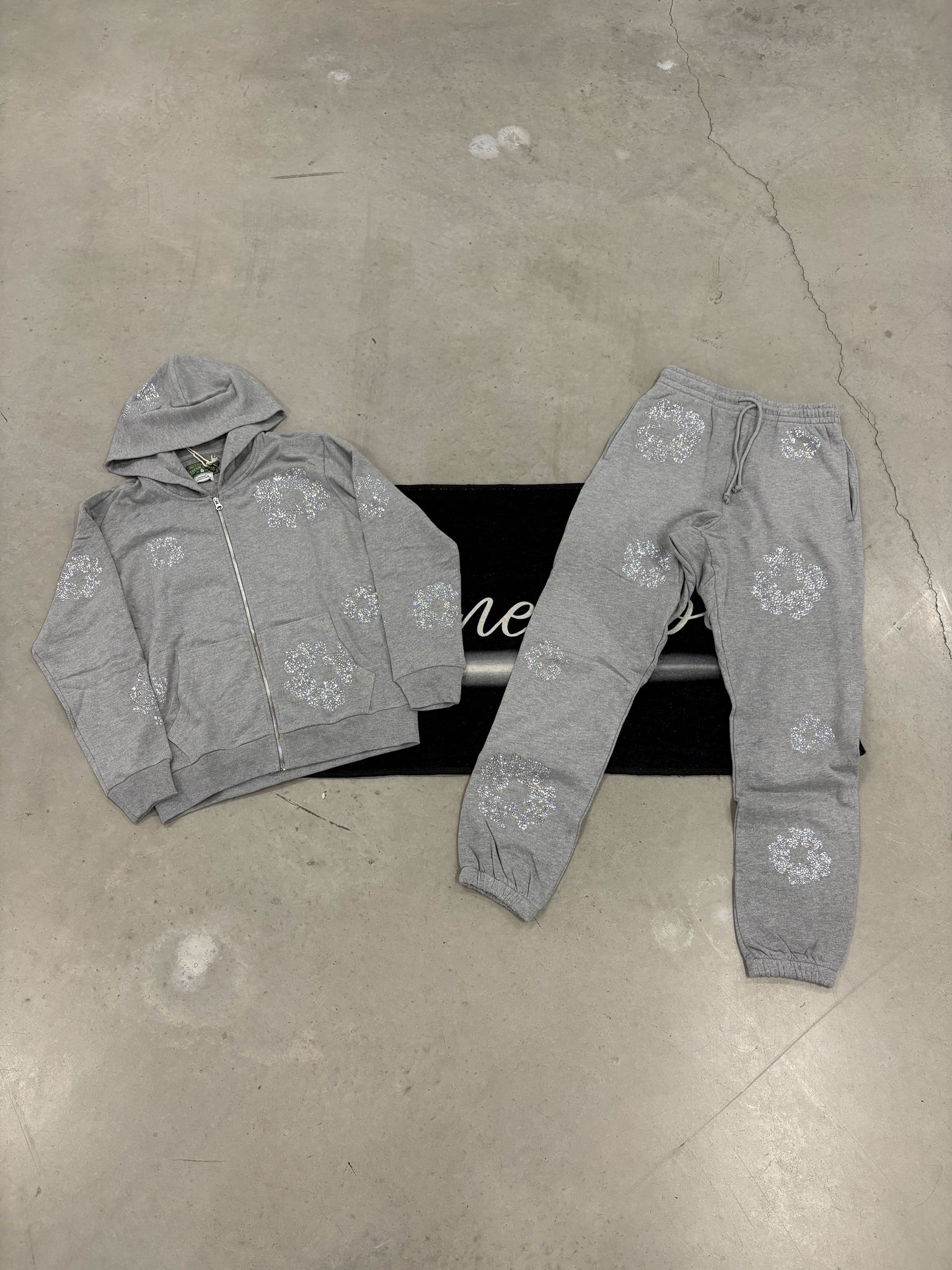 Denim  Tears GREY RHINESTONE Tracksuit