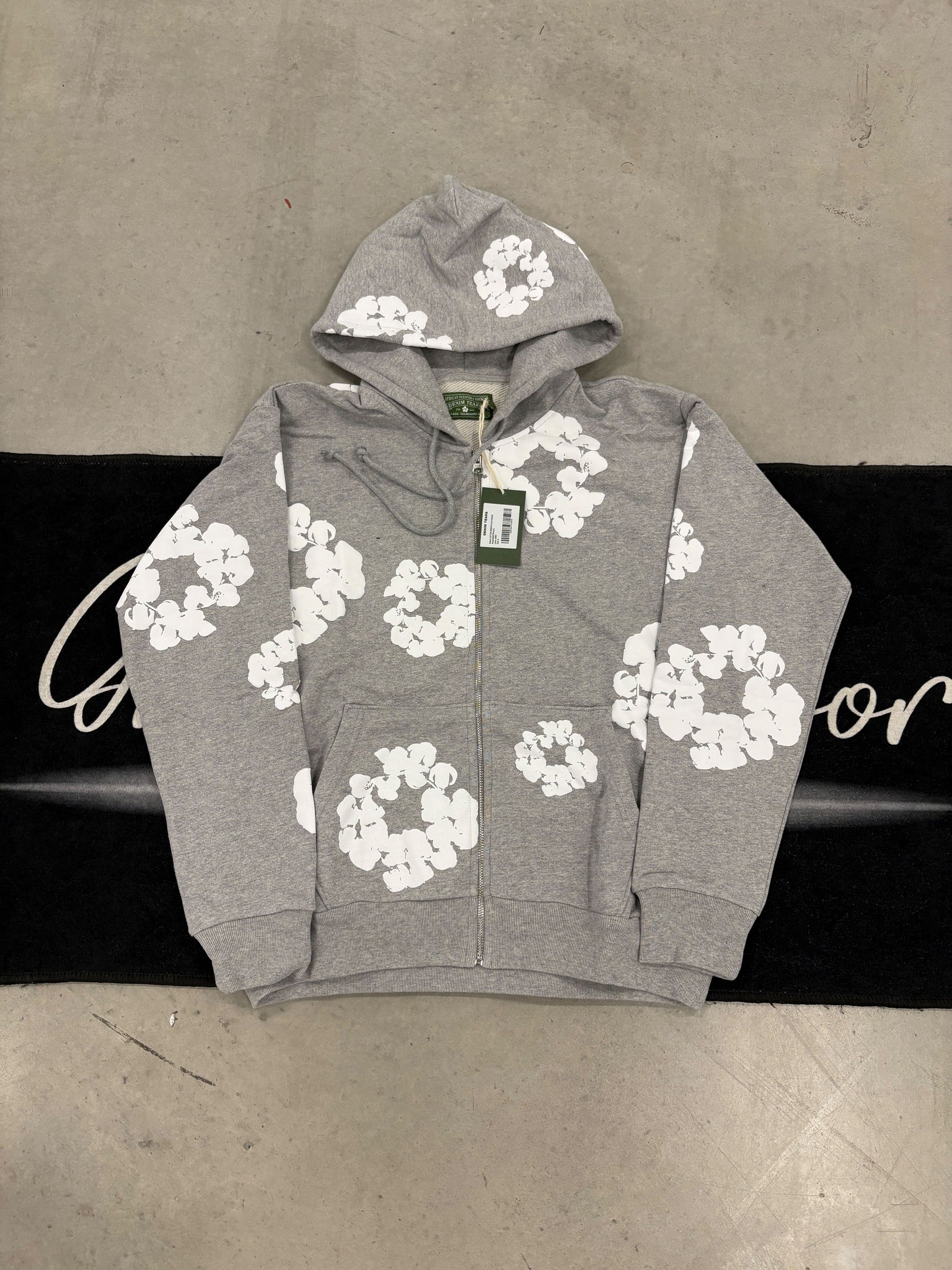 Denim Tears “grey zip up” hoodie