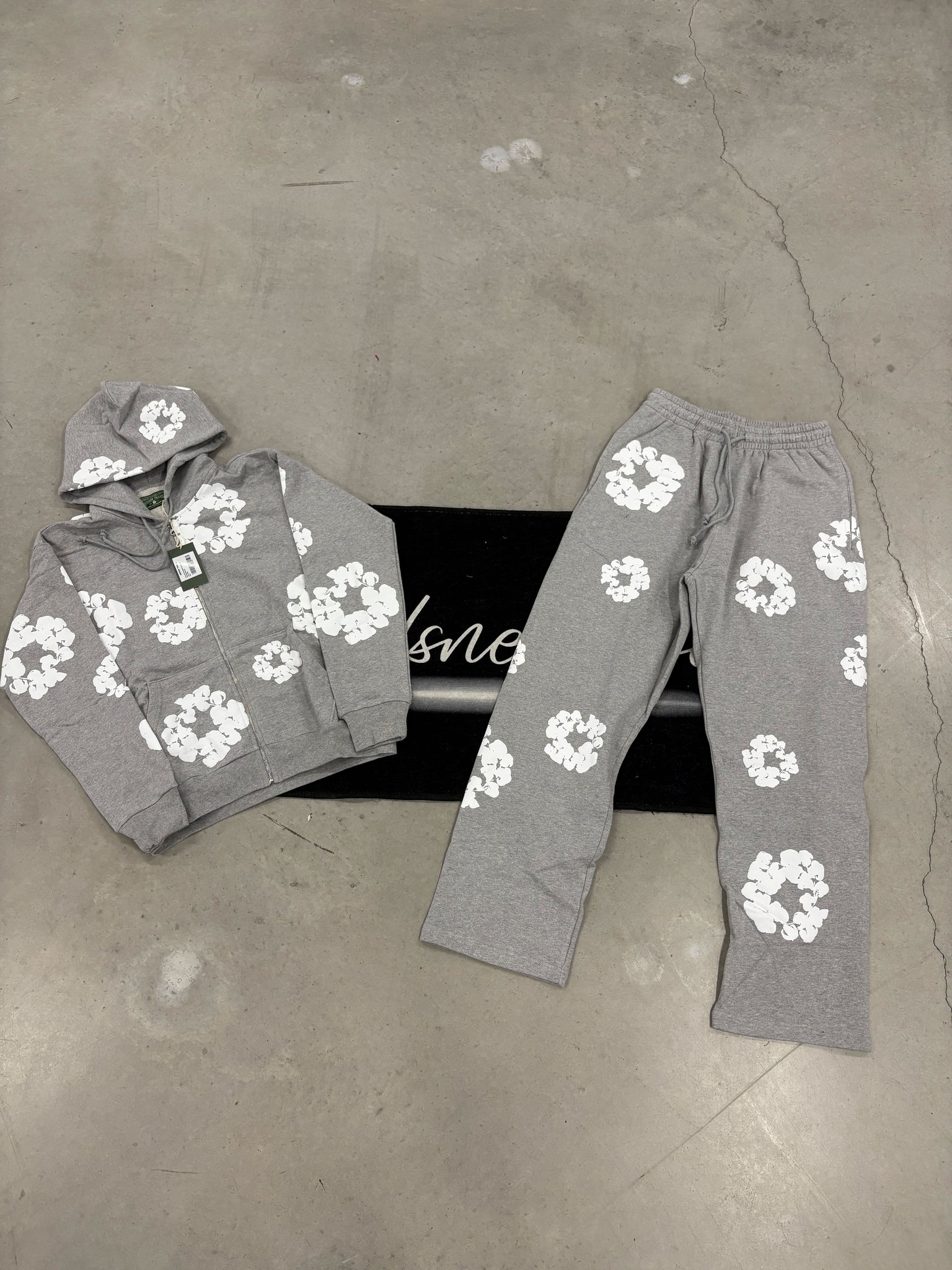 Denim tears GREY ZIP-UP Tracksuit