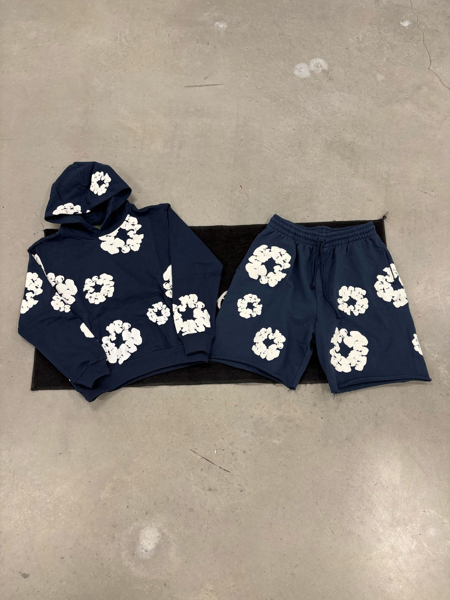 Denim Tears Navy Blue Summer Set