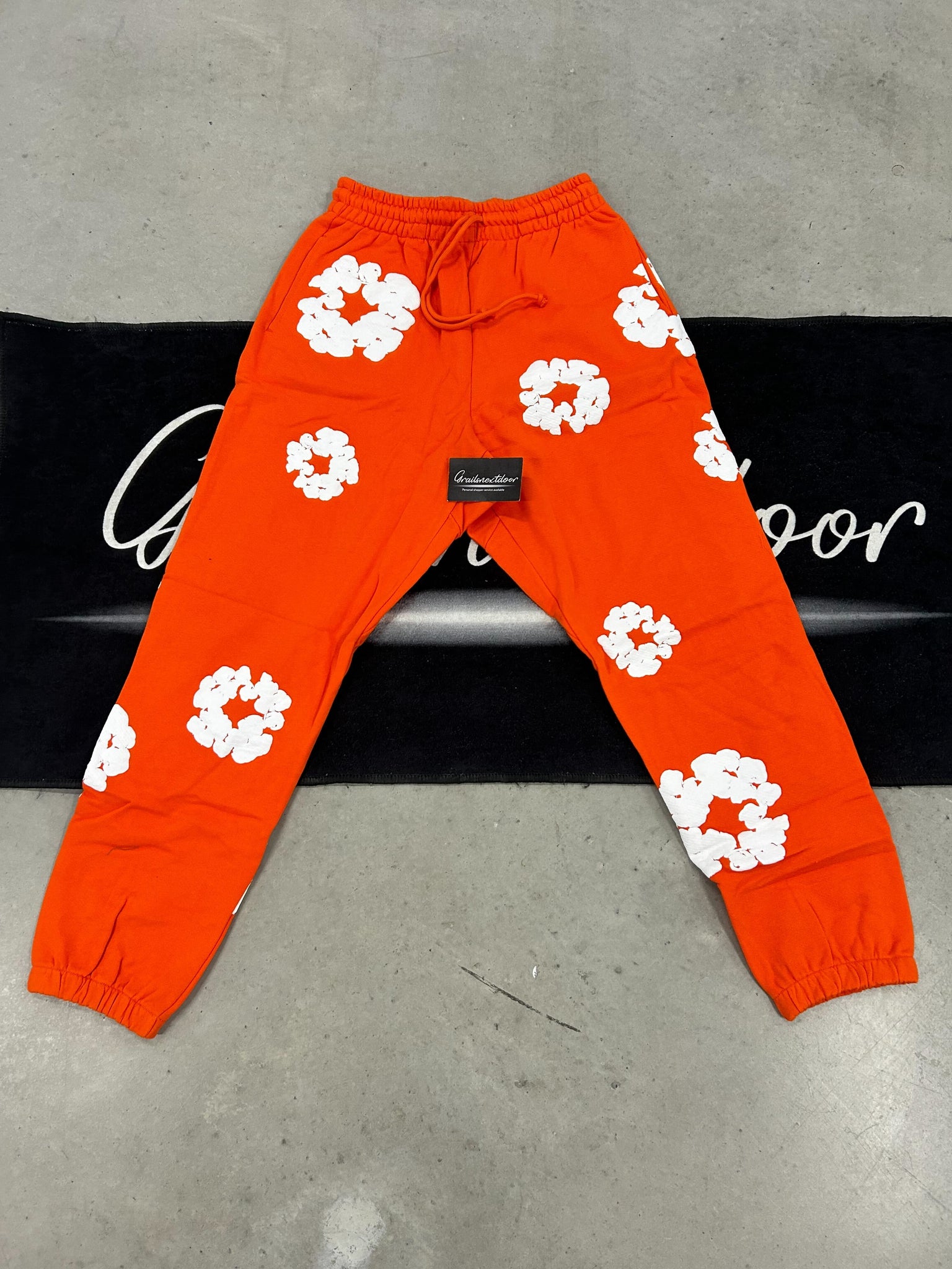 Denim tears "orange" sweatpants