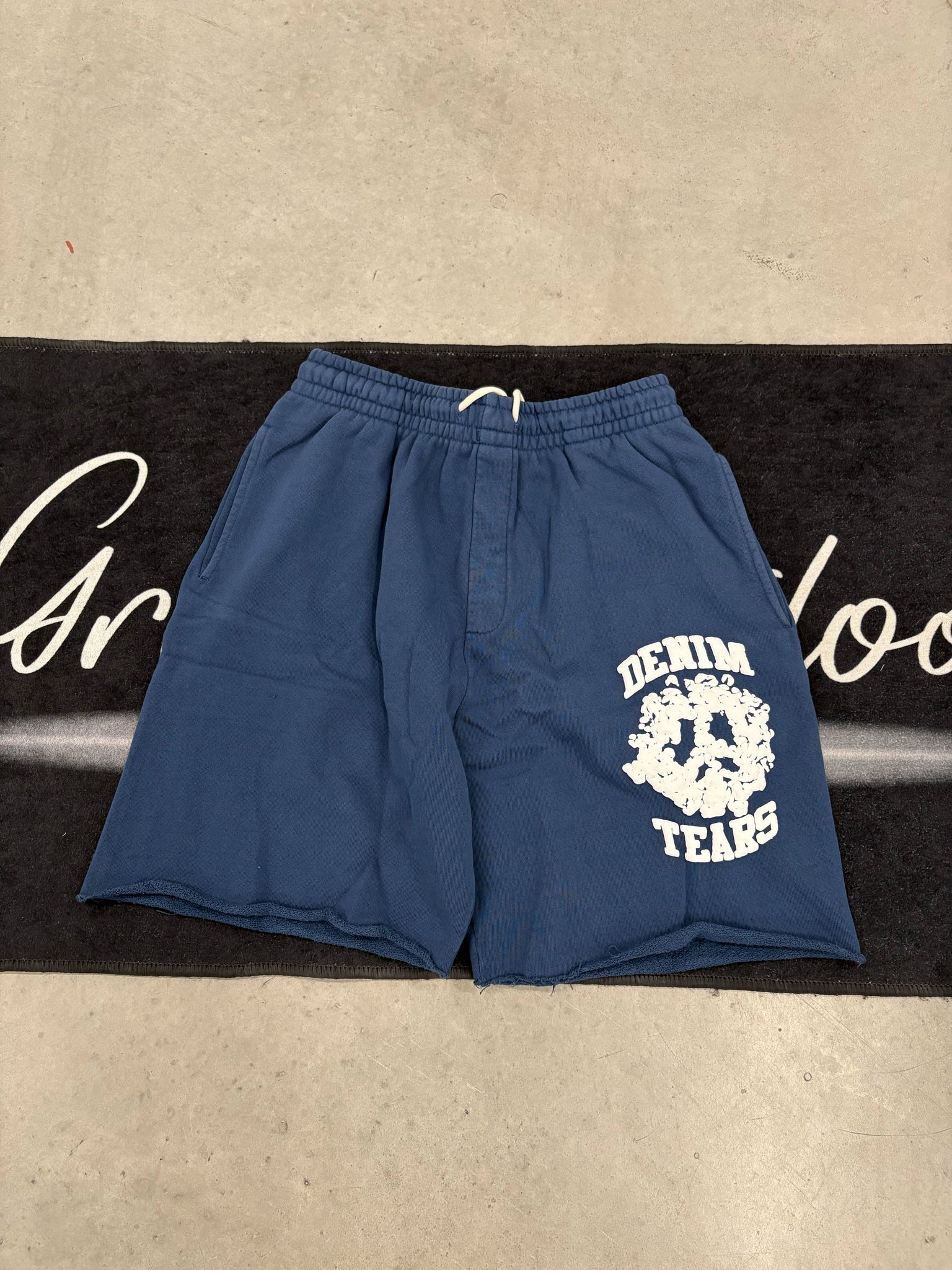 Denim Tears "University Navy" short