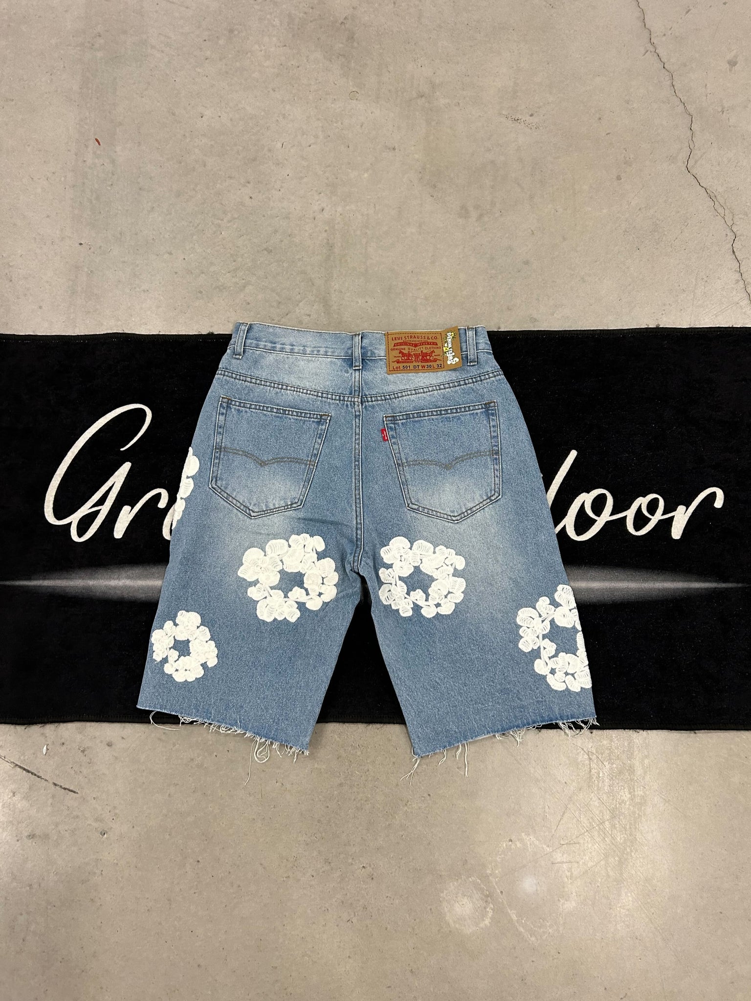 Denim Tears "light blue denim" shorts