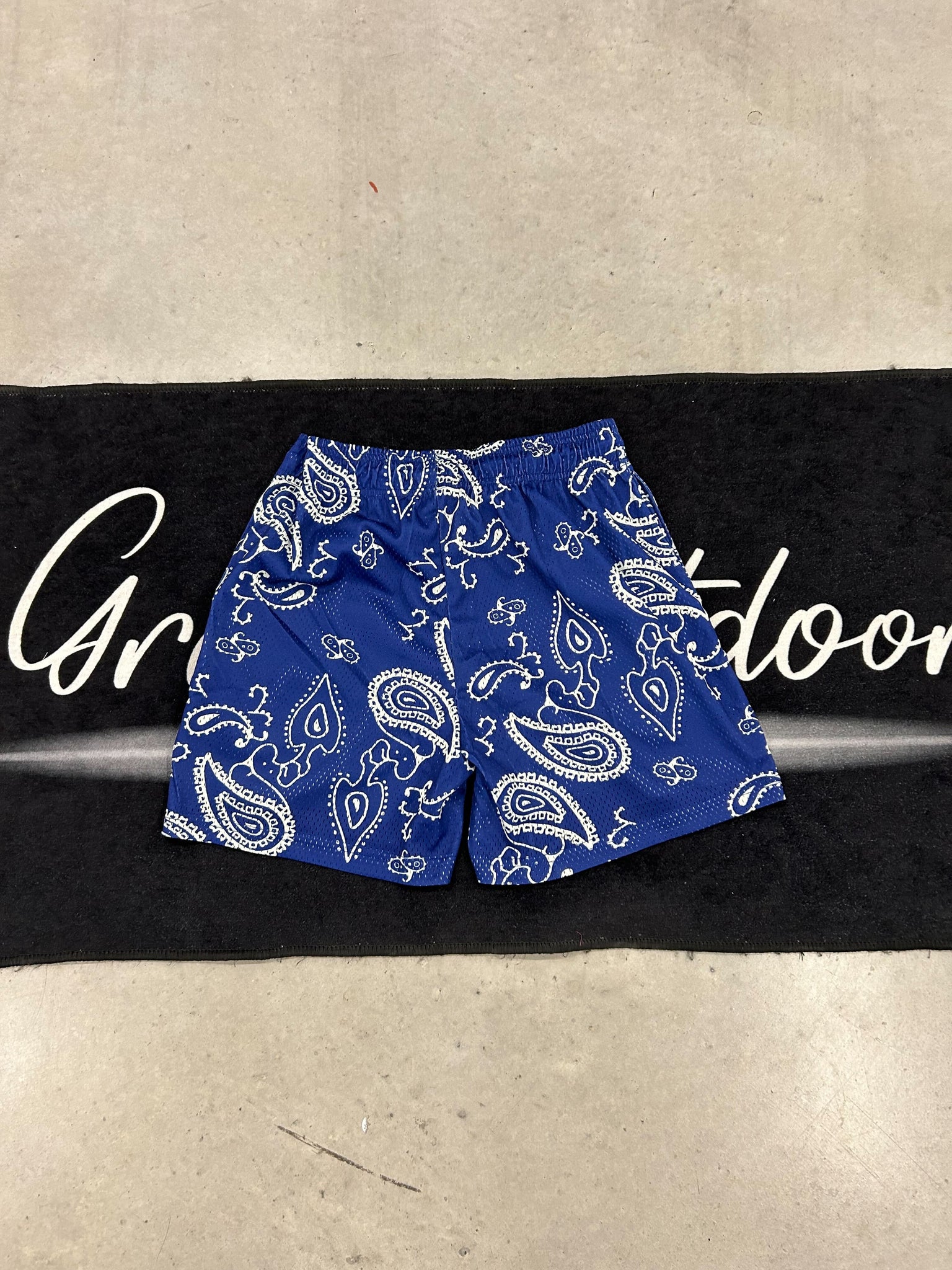 Eric Emmanuel "blue printed" shorts