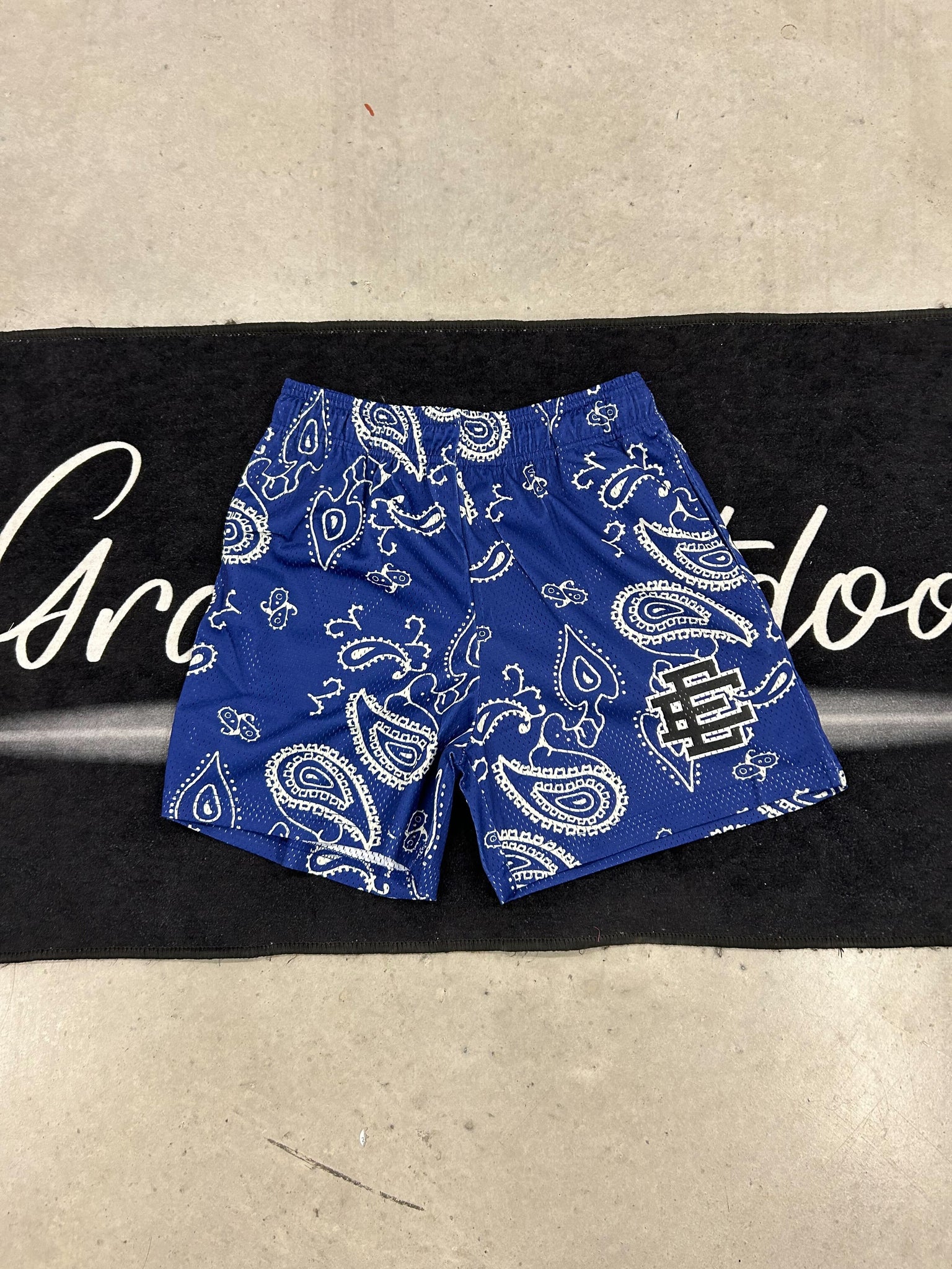 Eric Emmanuel "blue printed" shorts