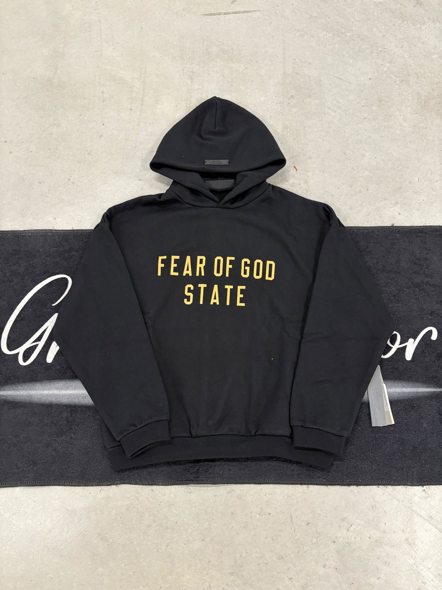 Essentials "Black State SS24" hoodie