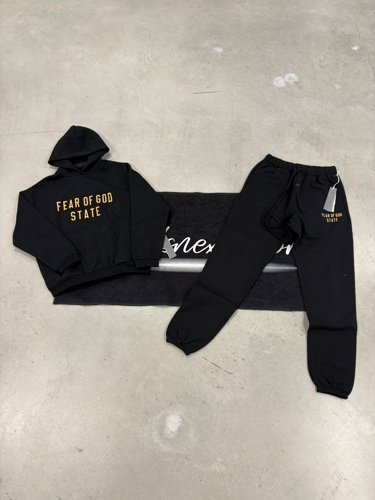 Essentials Black State SS24 Tracksuit