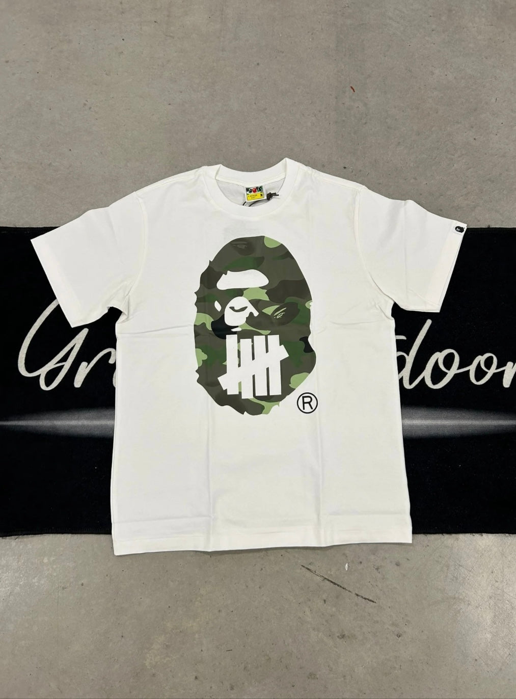 Bape “Undefeated” White Shirt