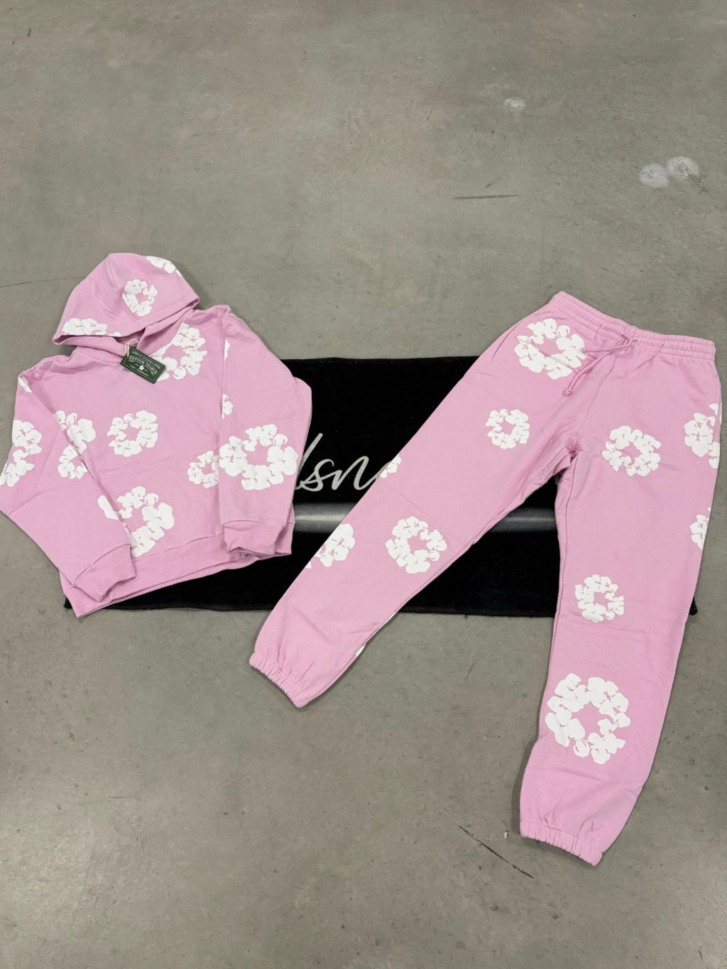 Denim Tears “Powder Pink” Tracksuit