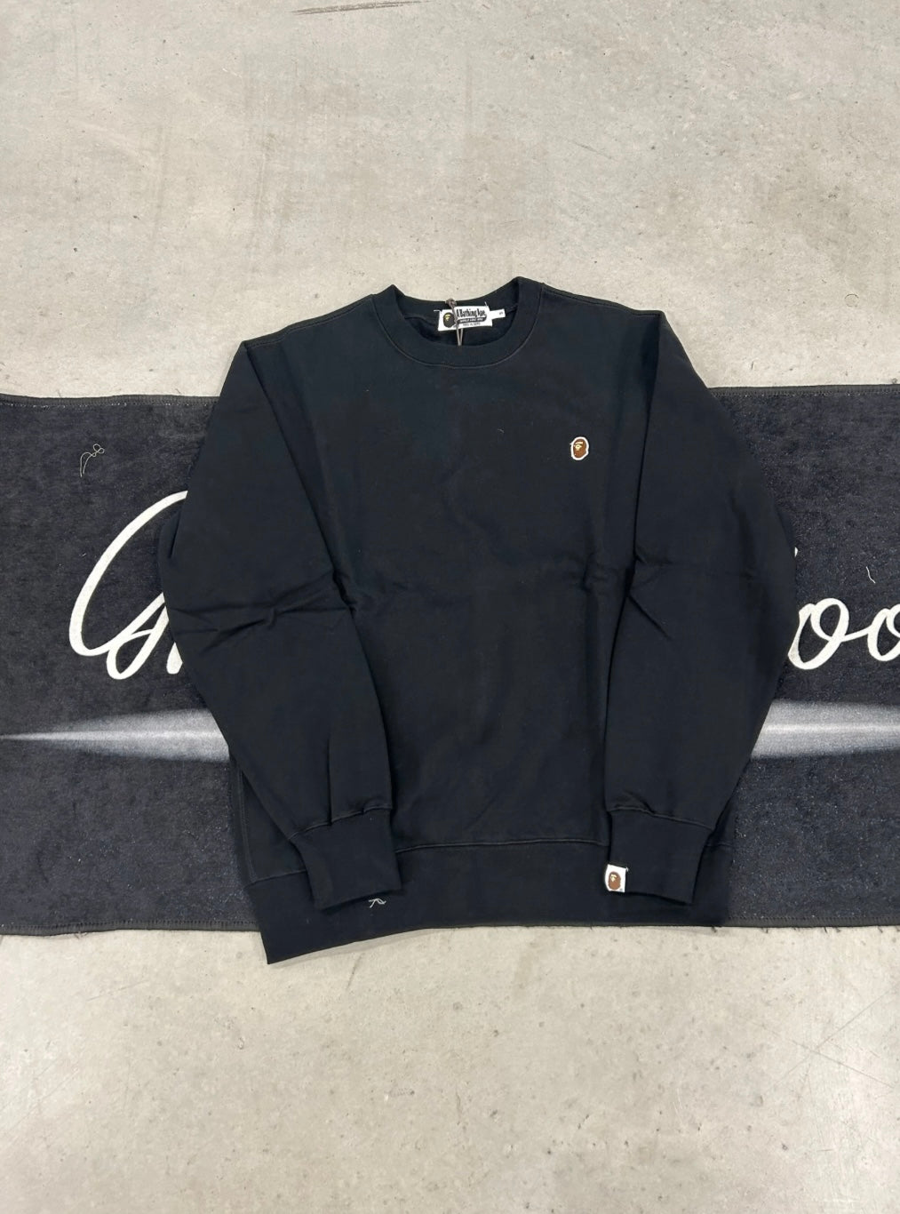 Bape “Black with small logo” Crewneck