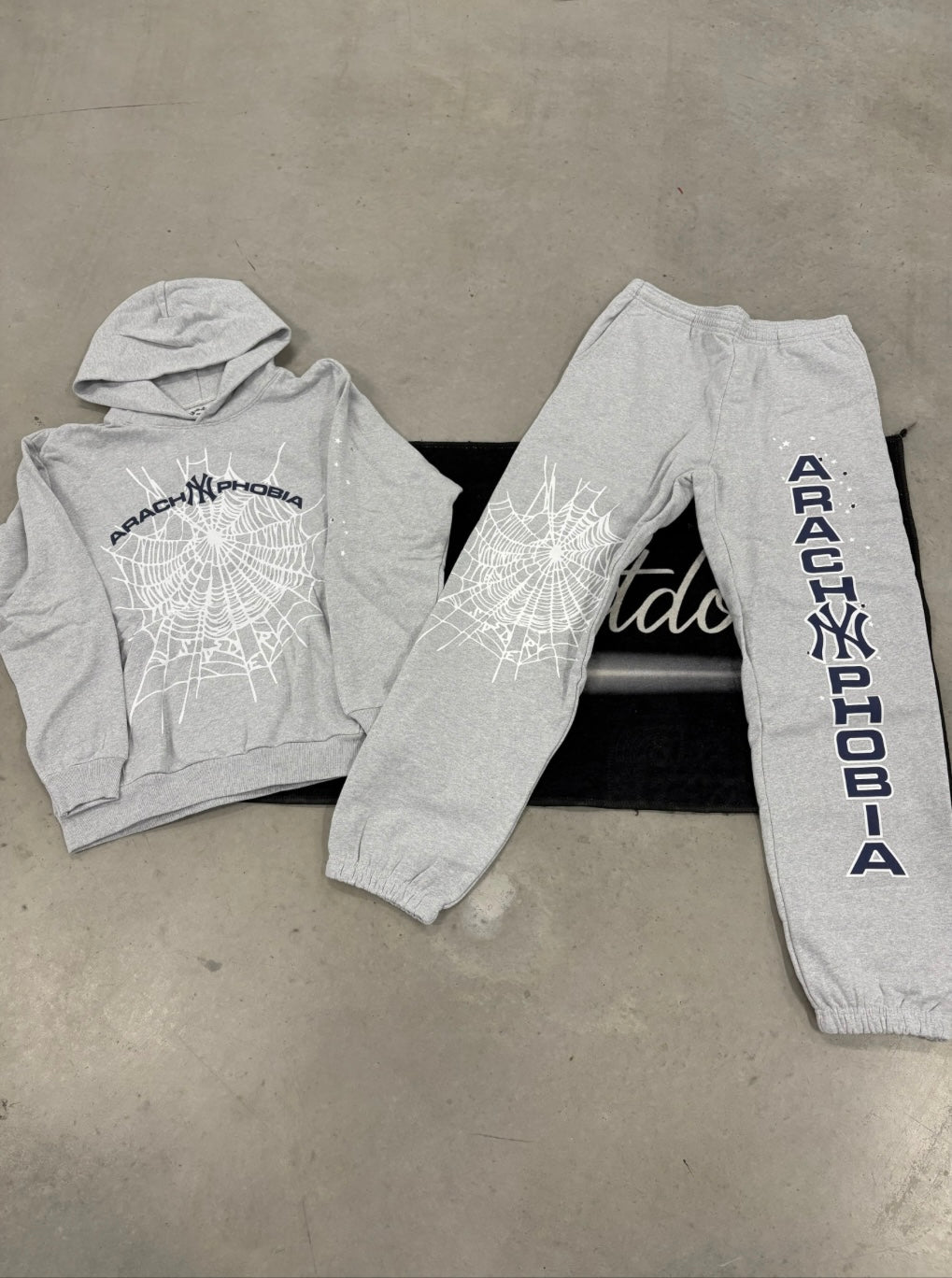 (BFCM) Sp5der “NY Grey” Tracksuit