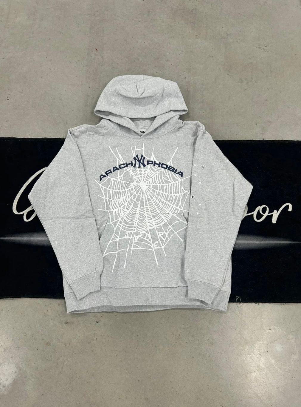 (BFCM) Sp5der “NY Grey” Hoodie