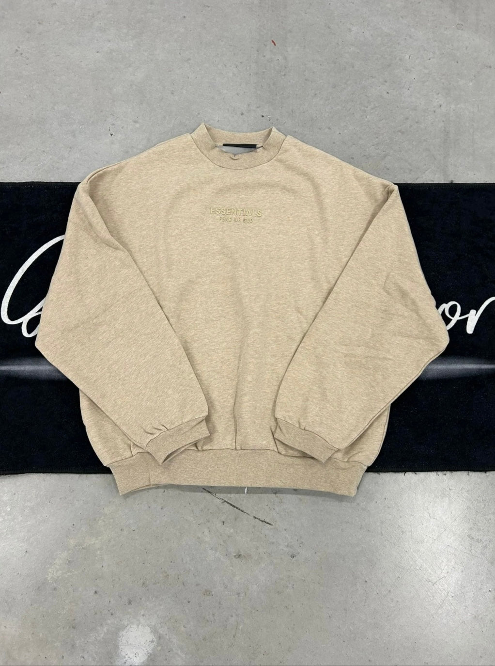 (BFCM) Essentials “Gold Heather” Crewneck