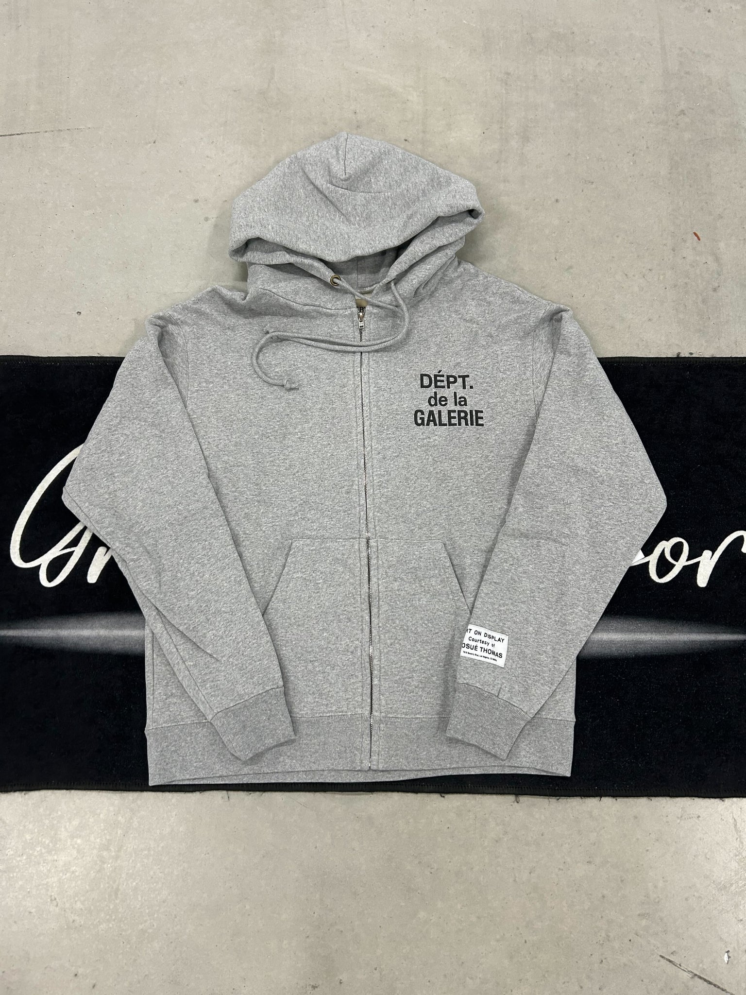 Gallery dept "French Zip-Up Grey" hoodie