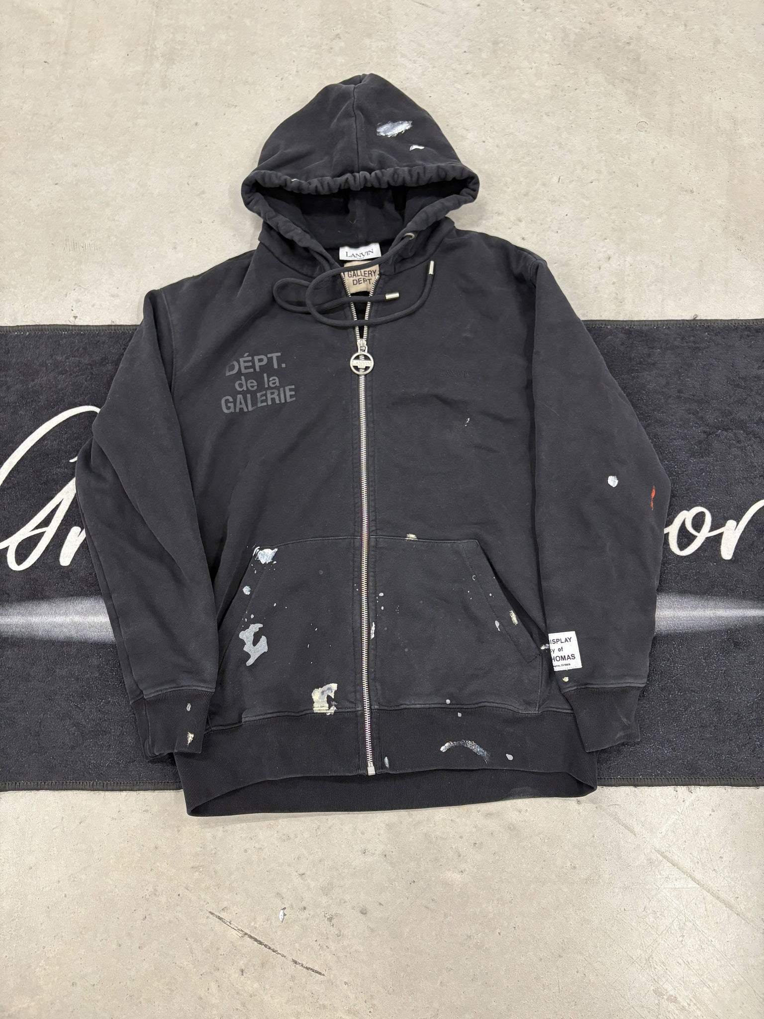 Gallery dept "lanvin zip-up" hoodie (used)