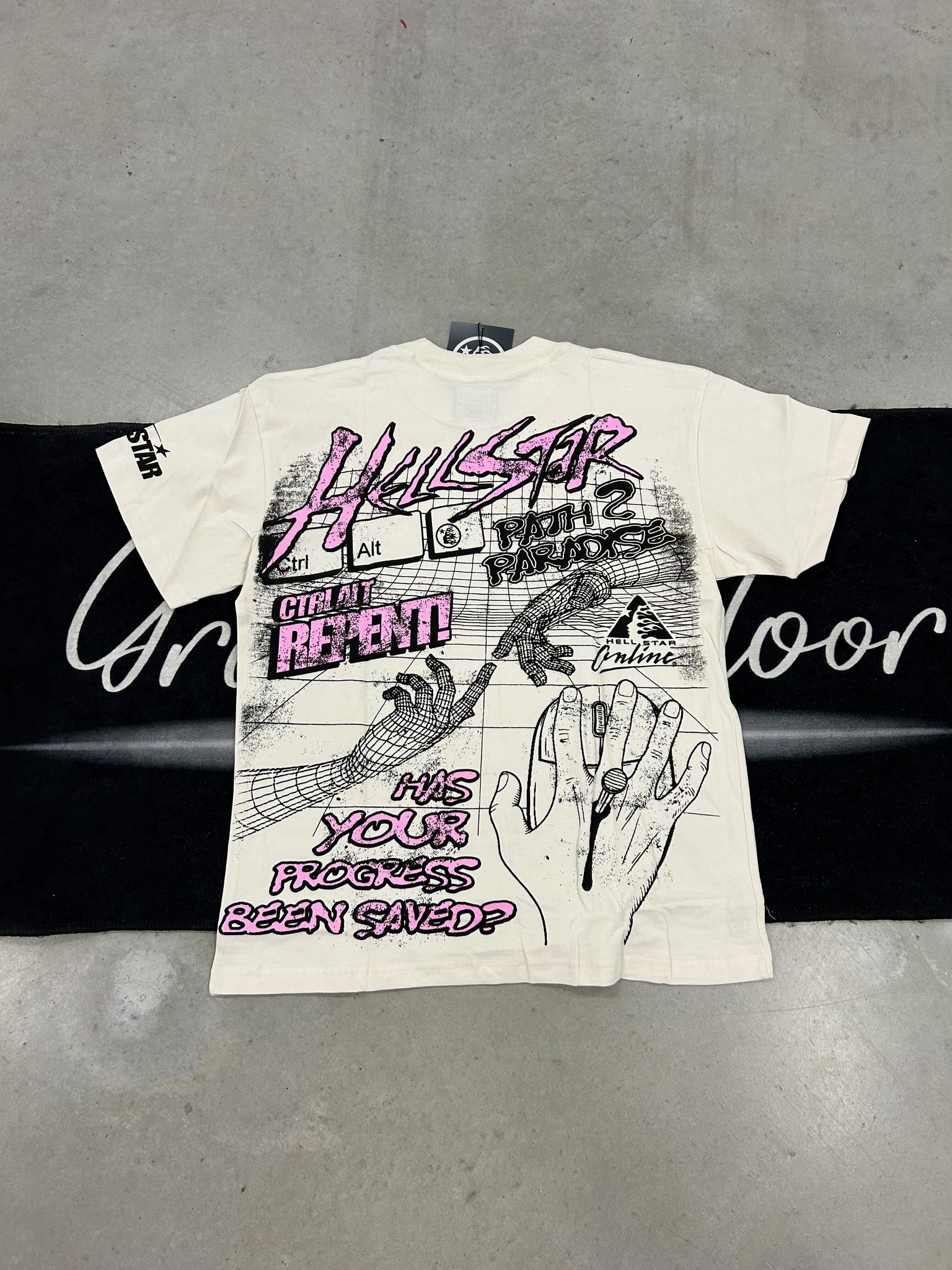 Hellstar "Path 2 Paradise White" shirt