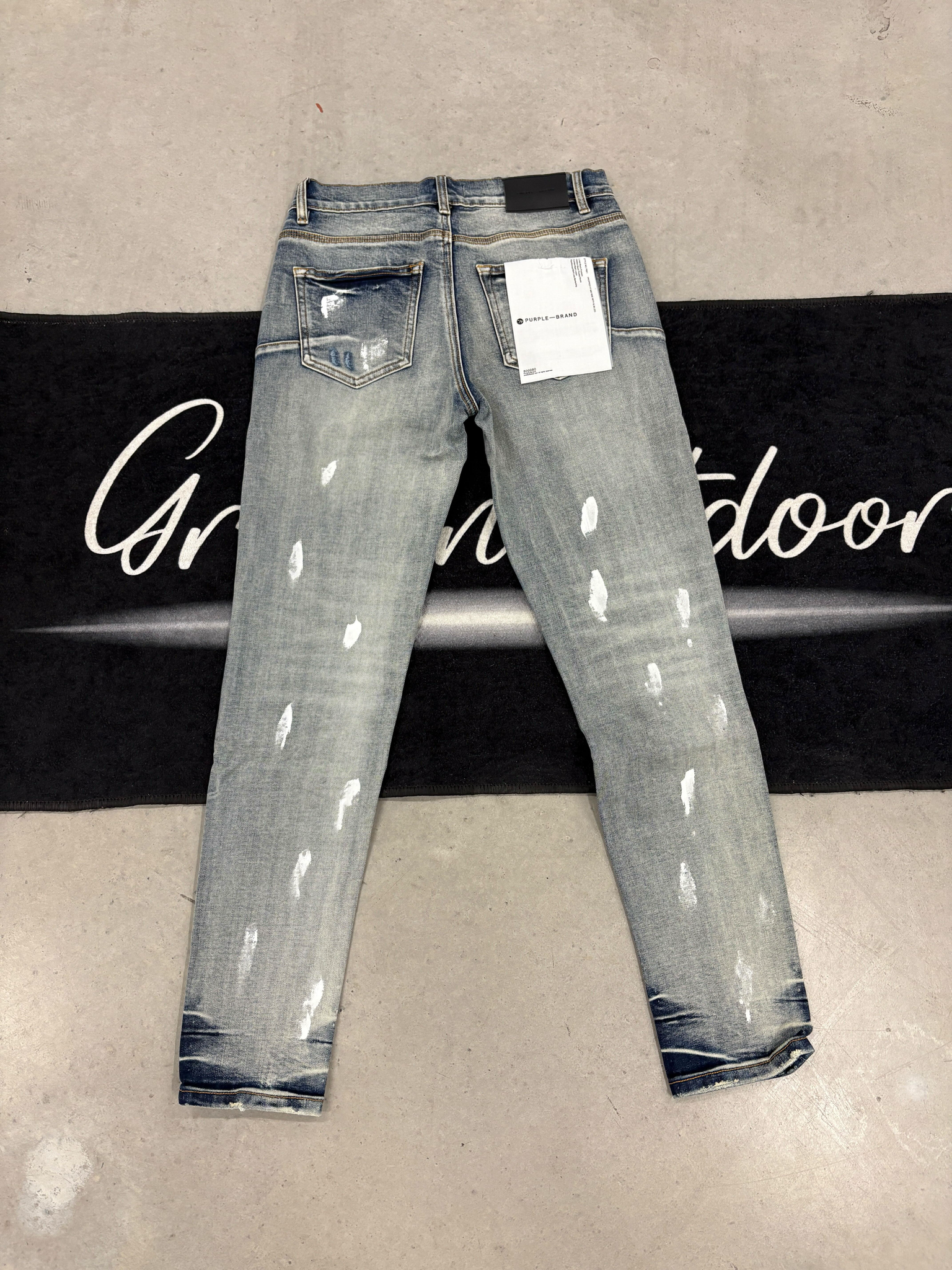 Purple ‘’Washed Paint’’ Jeans