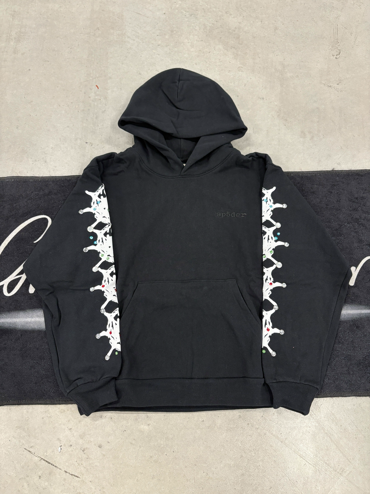 Sp5der ‘’Black Gem’’ Hoodie