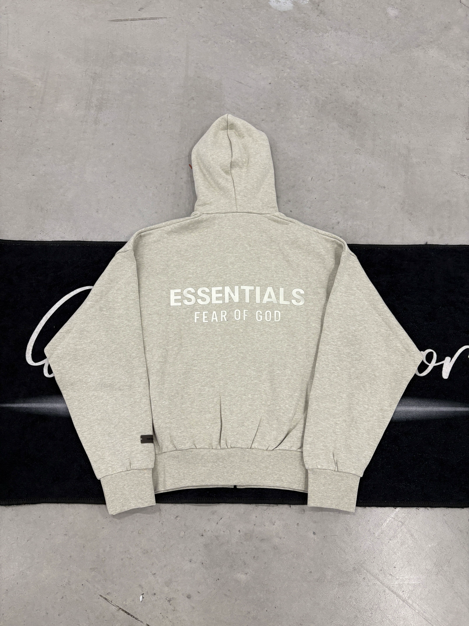 Essentials “Heatherstone” Zip up Hoodie