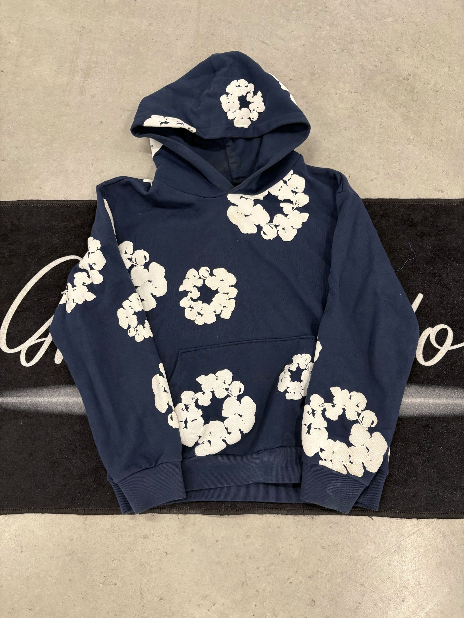 Denim Tears "navy blue" hoodie (used)