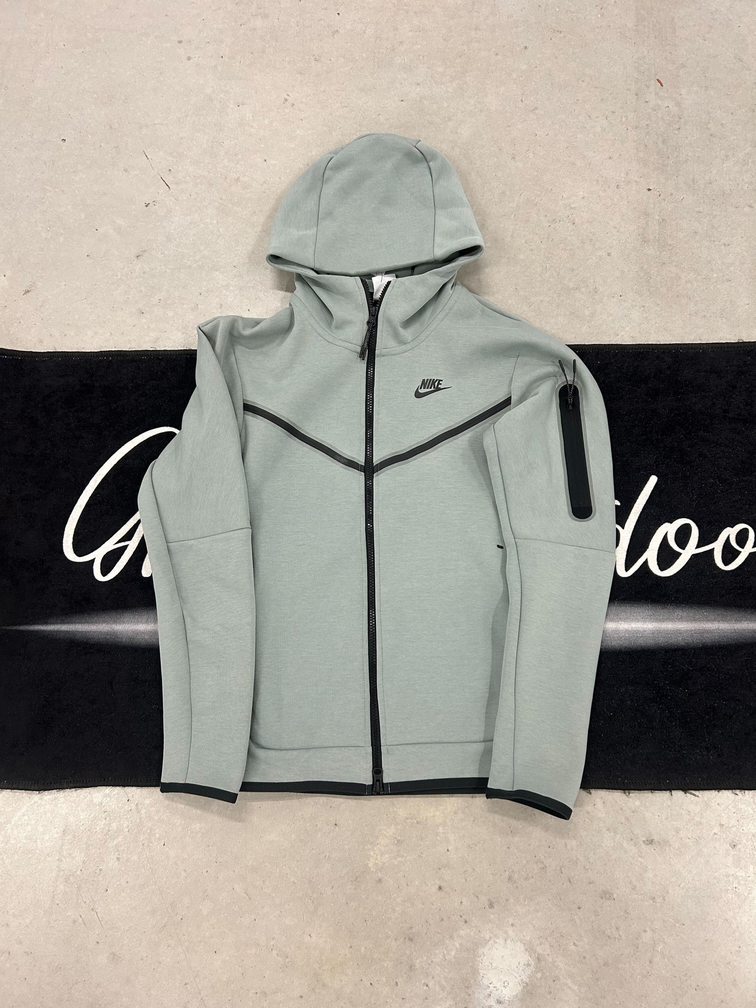 NIke "Tech Fleece Teal' hoodie