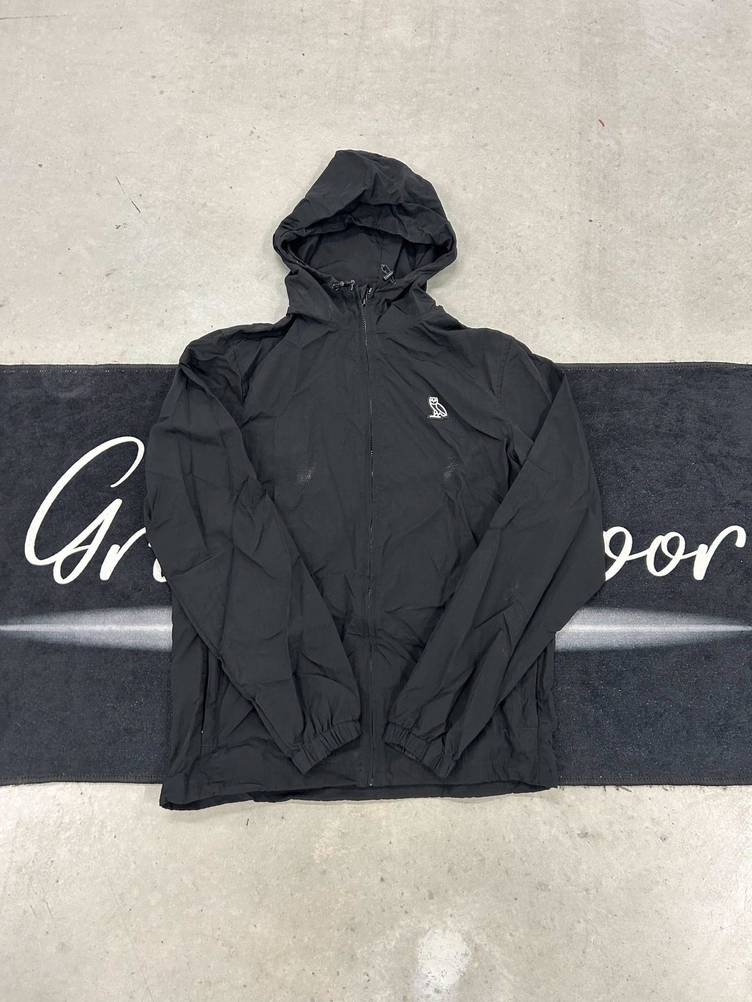 OVO "Windbreaker Black" hoodie