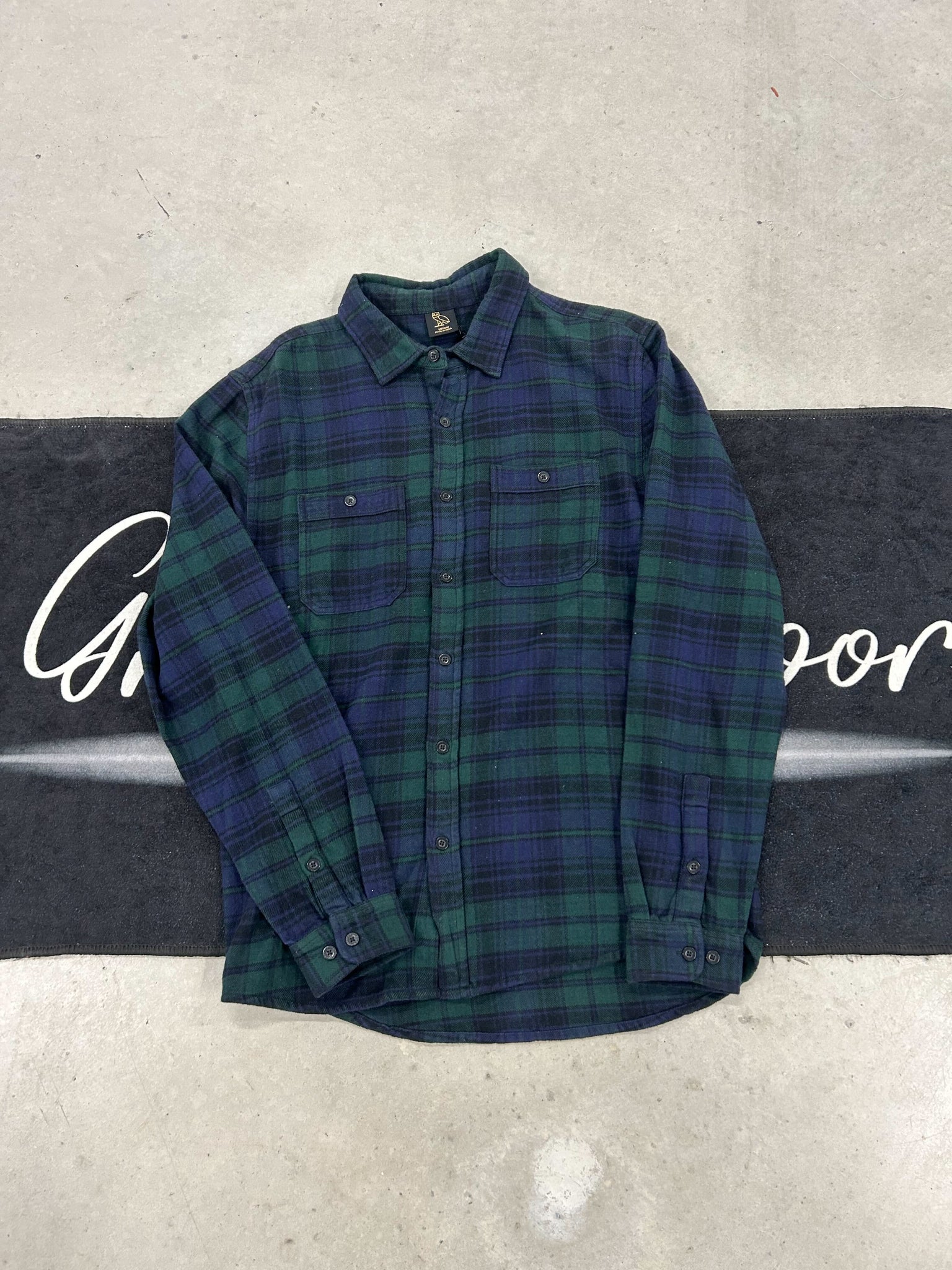 OVO "Flannel Blue" longsleeve